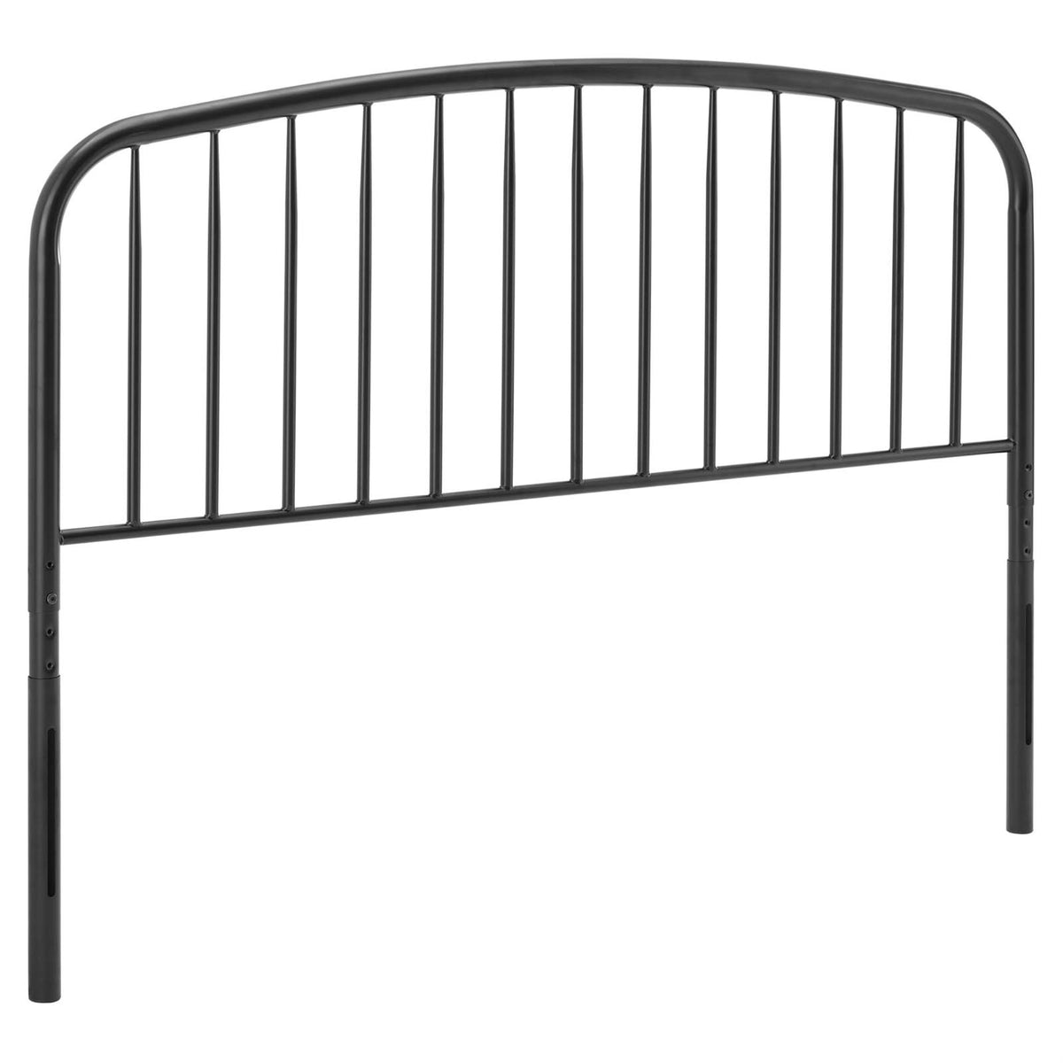 Nova Queen Metal Headboard - Black