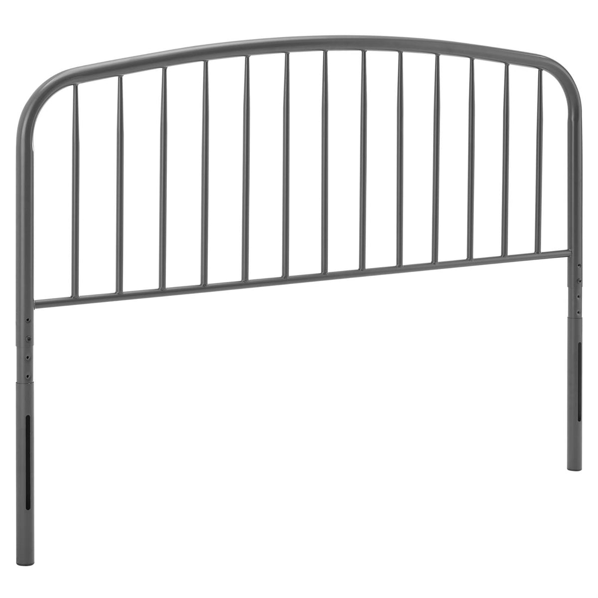 Nova Queen Metal Headboard - Gray