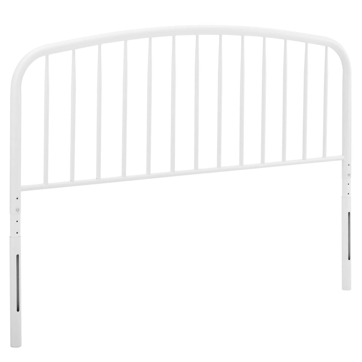 Nova Queen Metal Headboard - White