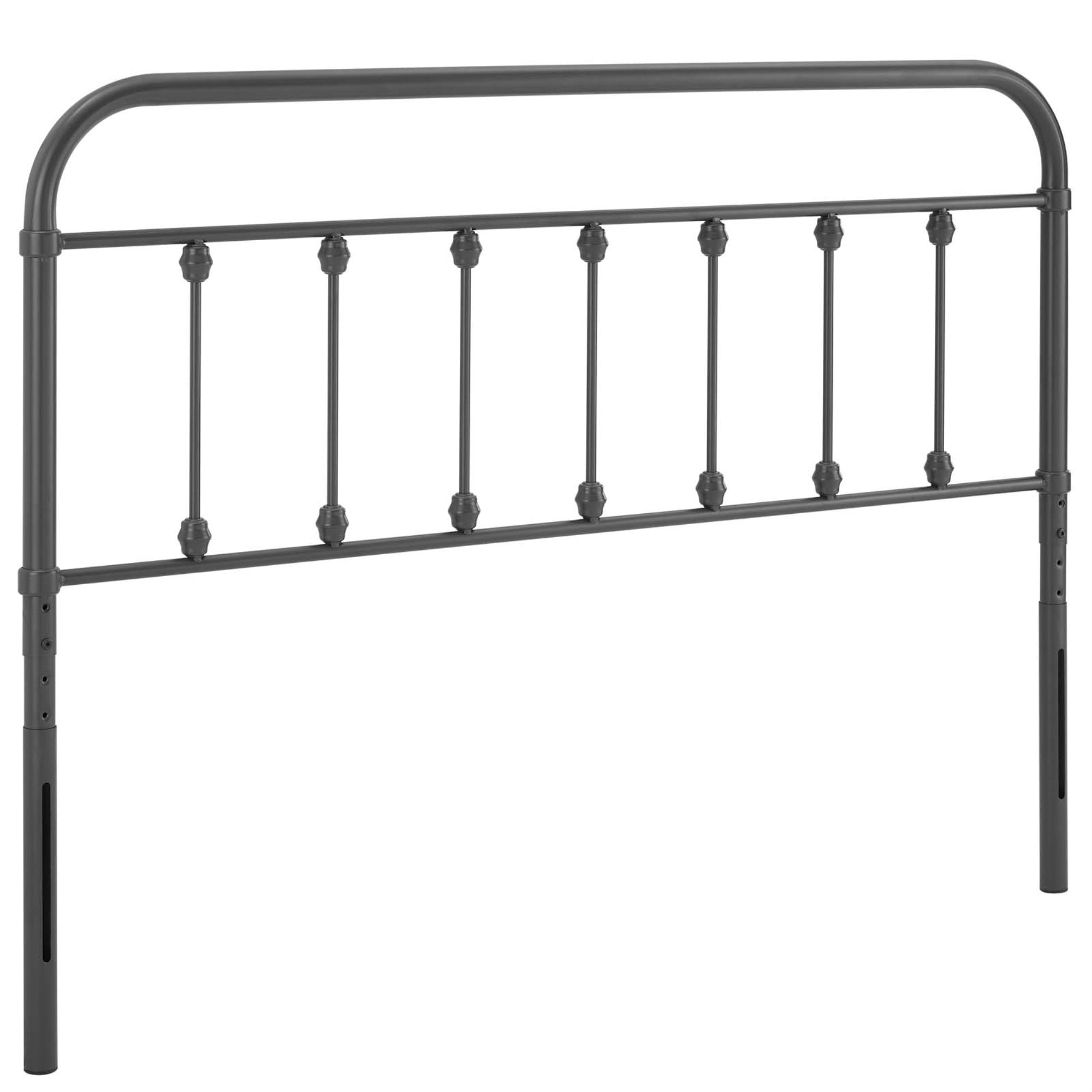 Ergode Metal Full Headboard - Modern Farmhouse Design - Height Adjustable - Fits Full Size Bed Frames - Easy Assembly - Cozy Bedroom Haven