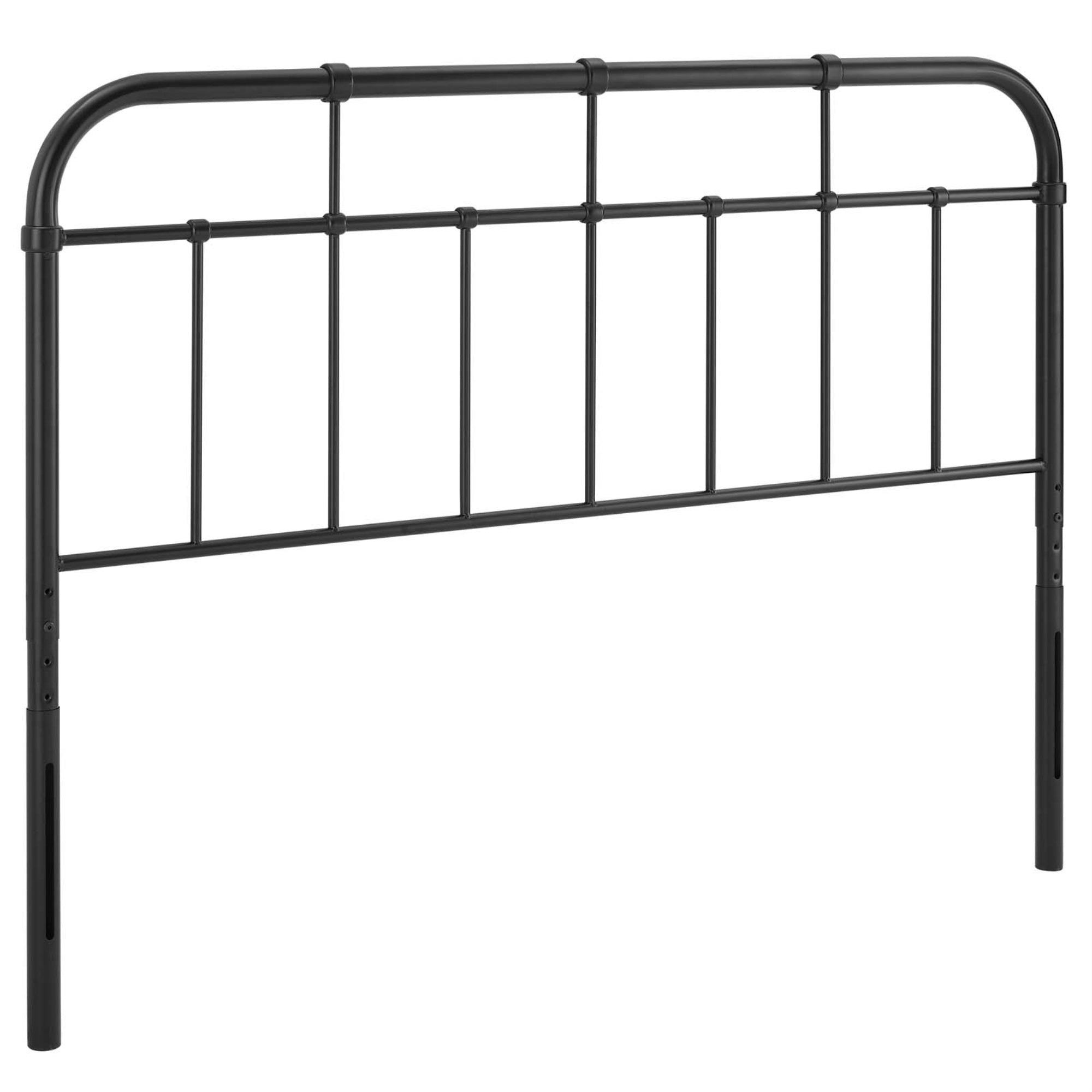 Alessia Full Metal Headboard - Black