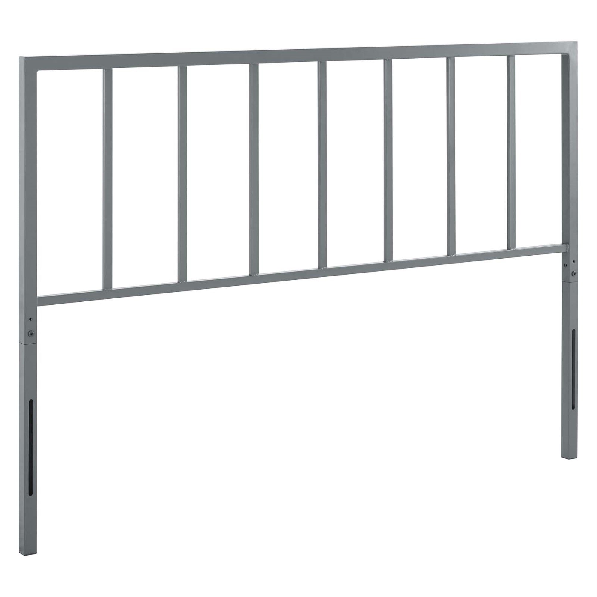 Tatum King Metal Headboard - Gray