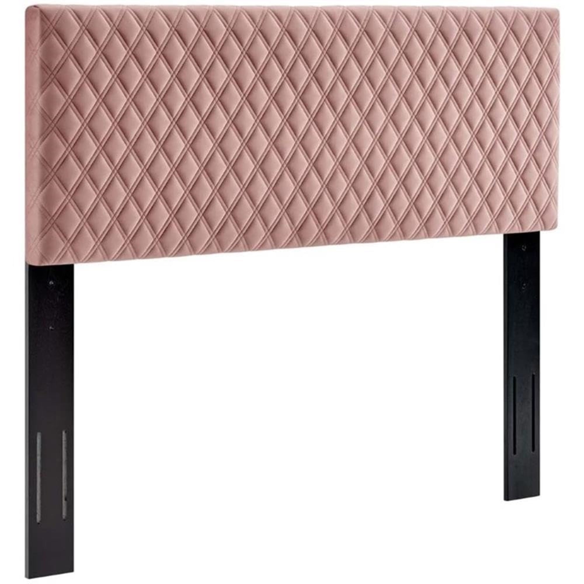 Casafoyer Angela King Modern Performance Velvet Headboard In Dusty Rose