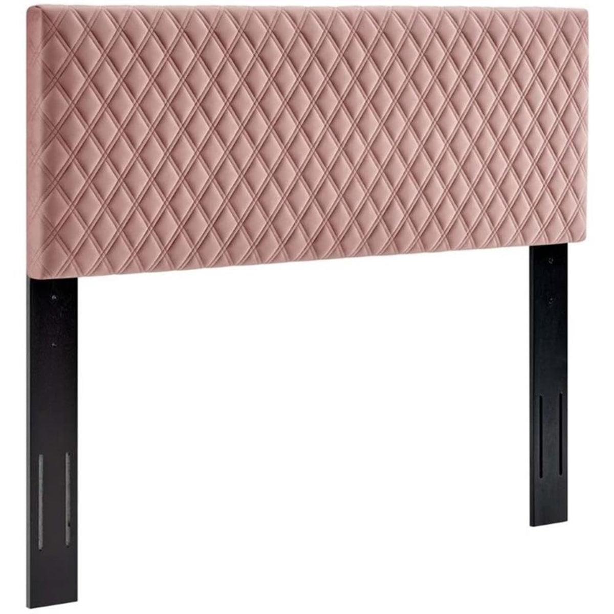Casafoyer Angela King Modern Performance Velvet Headboard In Dusty Rose