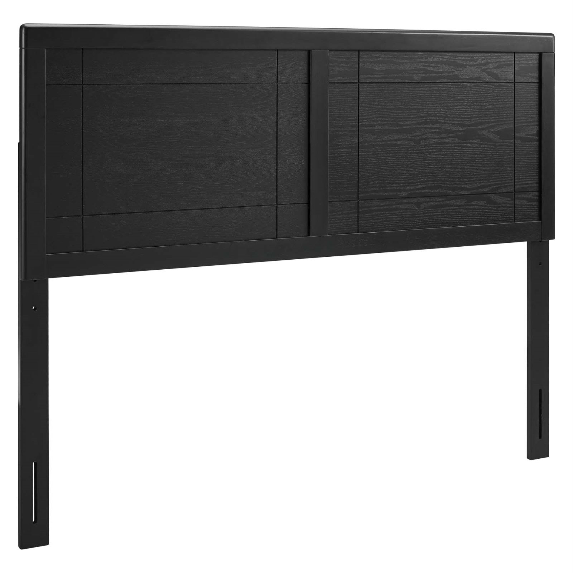 Archie Queen Wood Headboard - Black