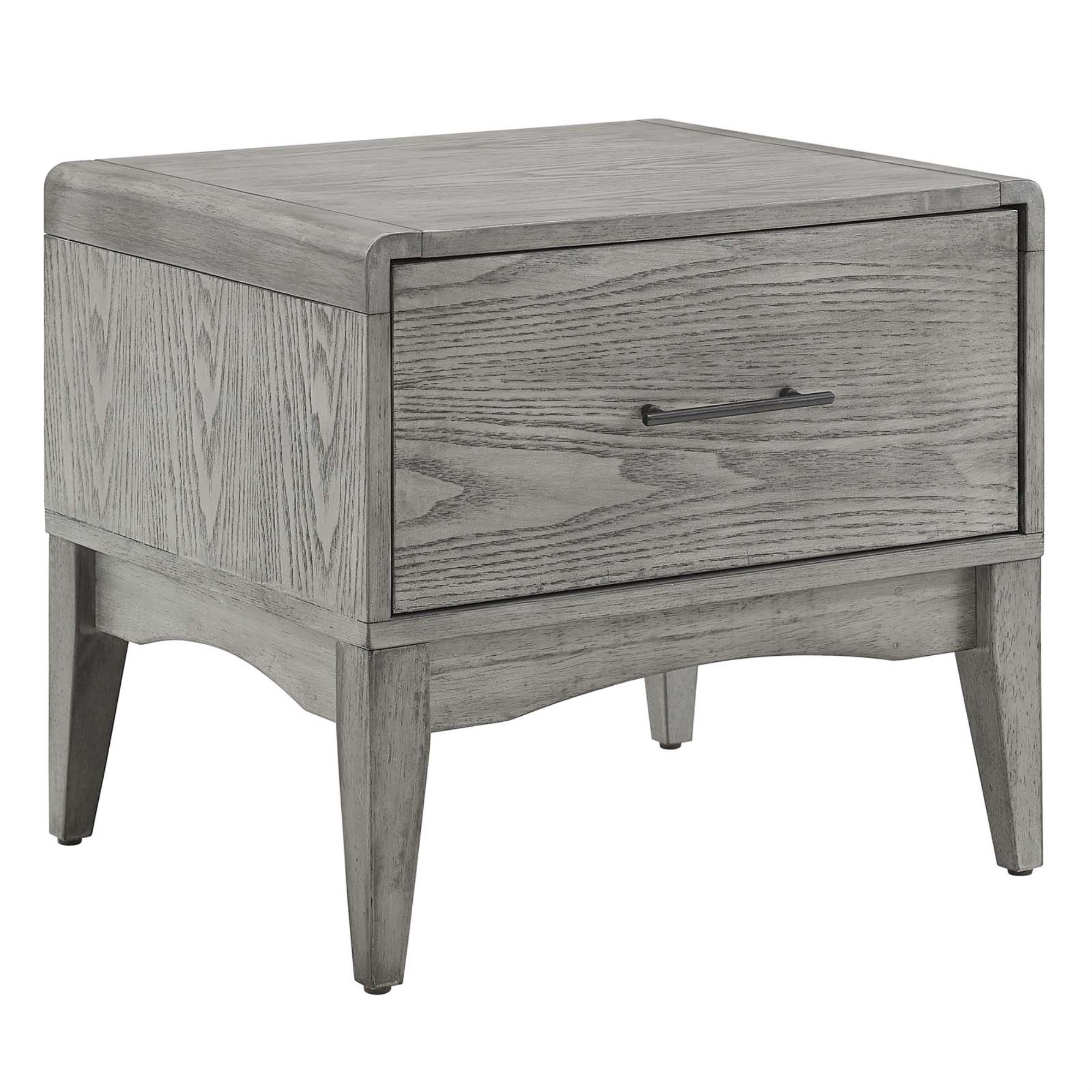 Georgia Wood Nightstand Gray
