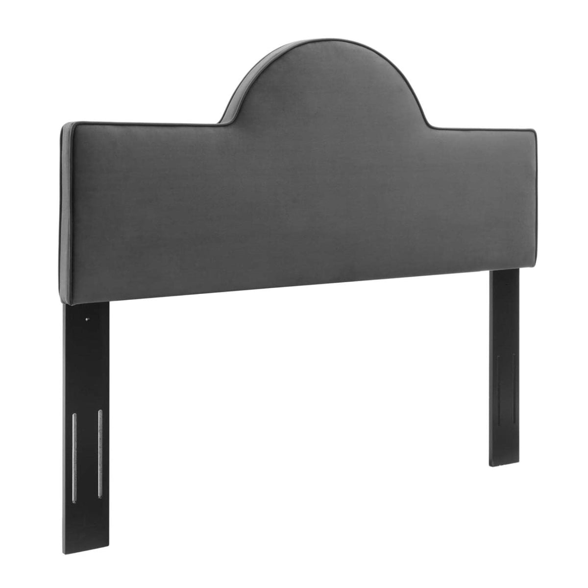 Casafoyer Dawn Performance Velvet Headboard, Full/Queen, Charcoal