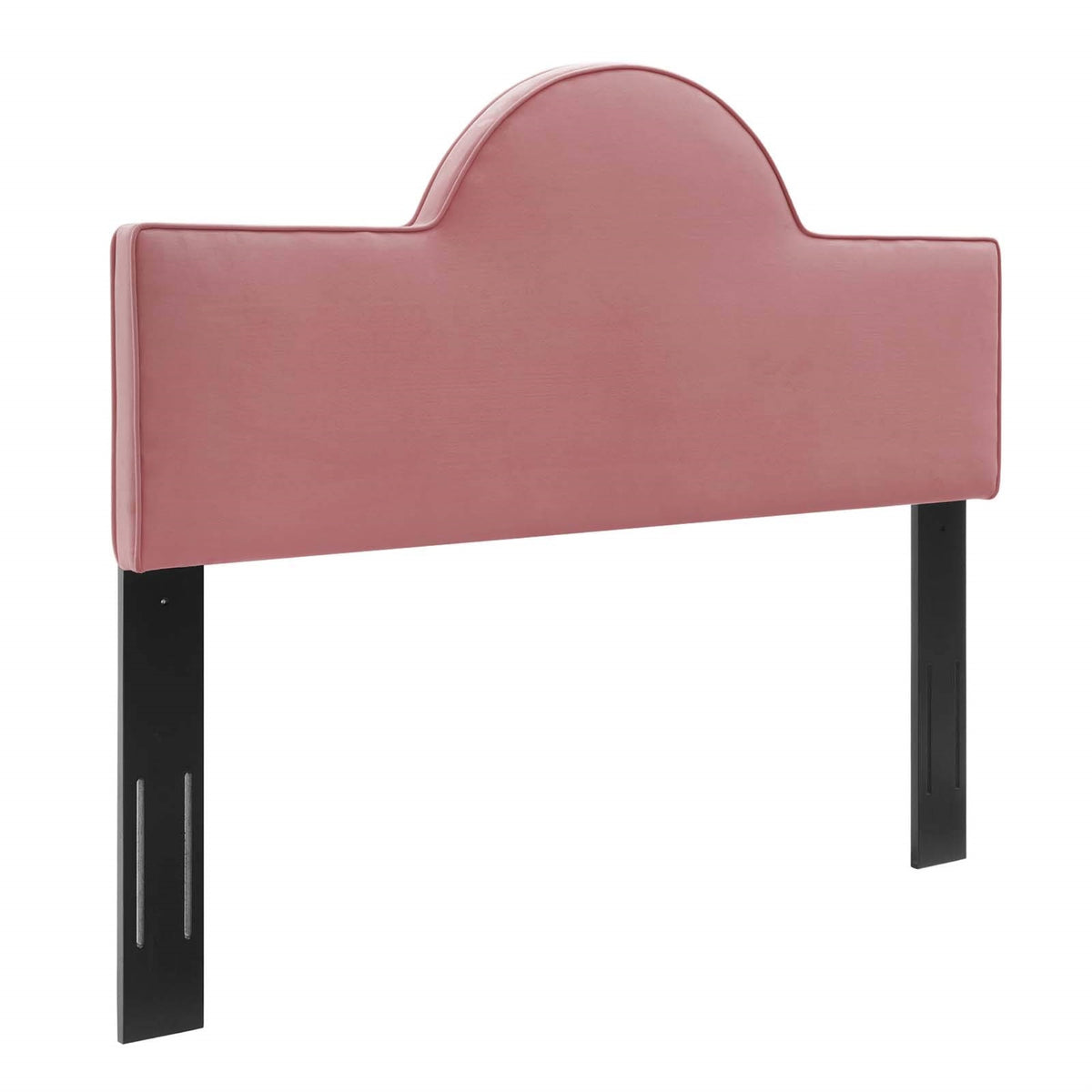 Casafoyer Dawn Performance Velvet Headboard, Full/Queen, Dusty Rose