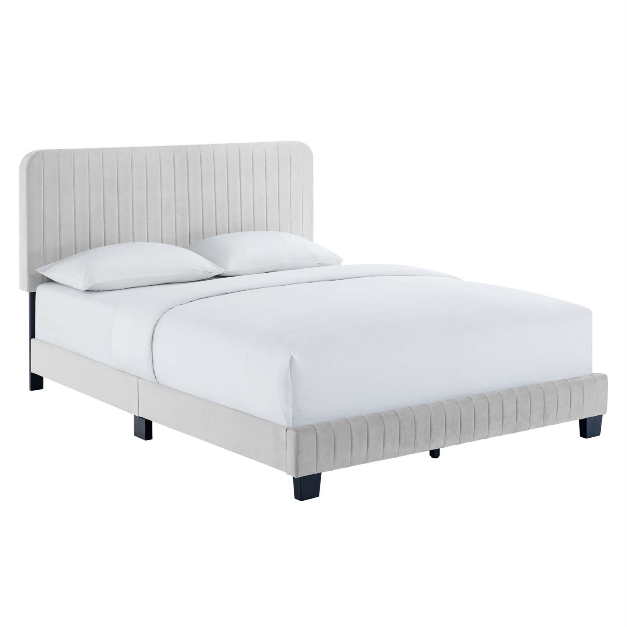 Luxurious Celine Full Platform Bed - Stylish, Comfortable, And Durable