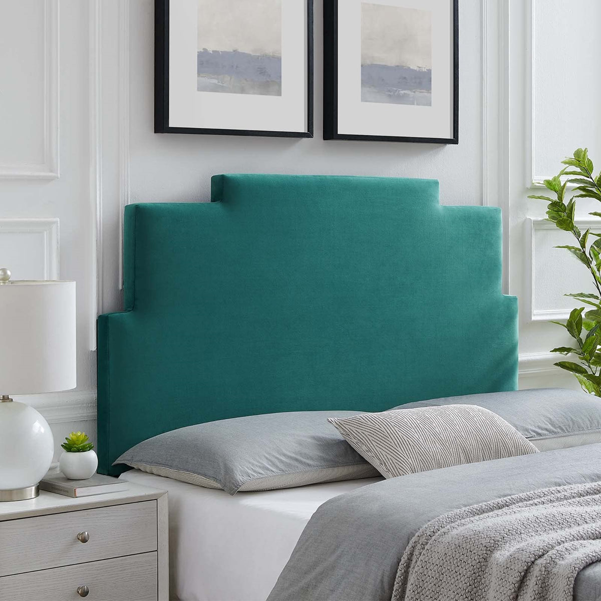 Casafoyer Mod-6356-Tea Adjustable, Queen, Teal