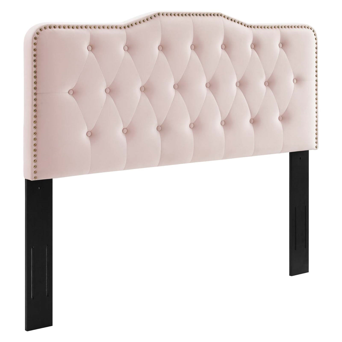 Sophia Tufted Velvet Twin Headboard - Elegant, Timeless Design, Adjustable Height