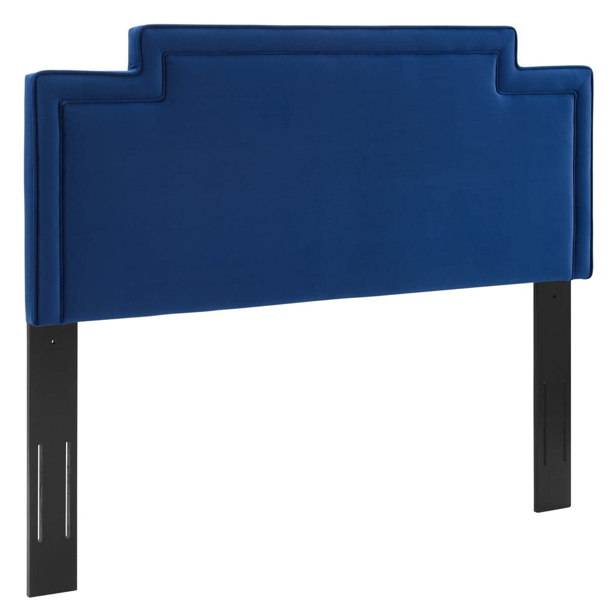 Casafoyer Mod-6576-Nav Transfix Performance Velvet King/California King Headboard, Navy