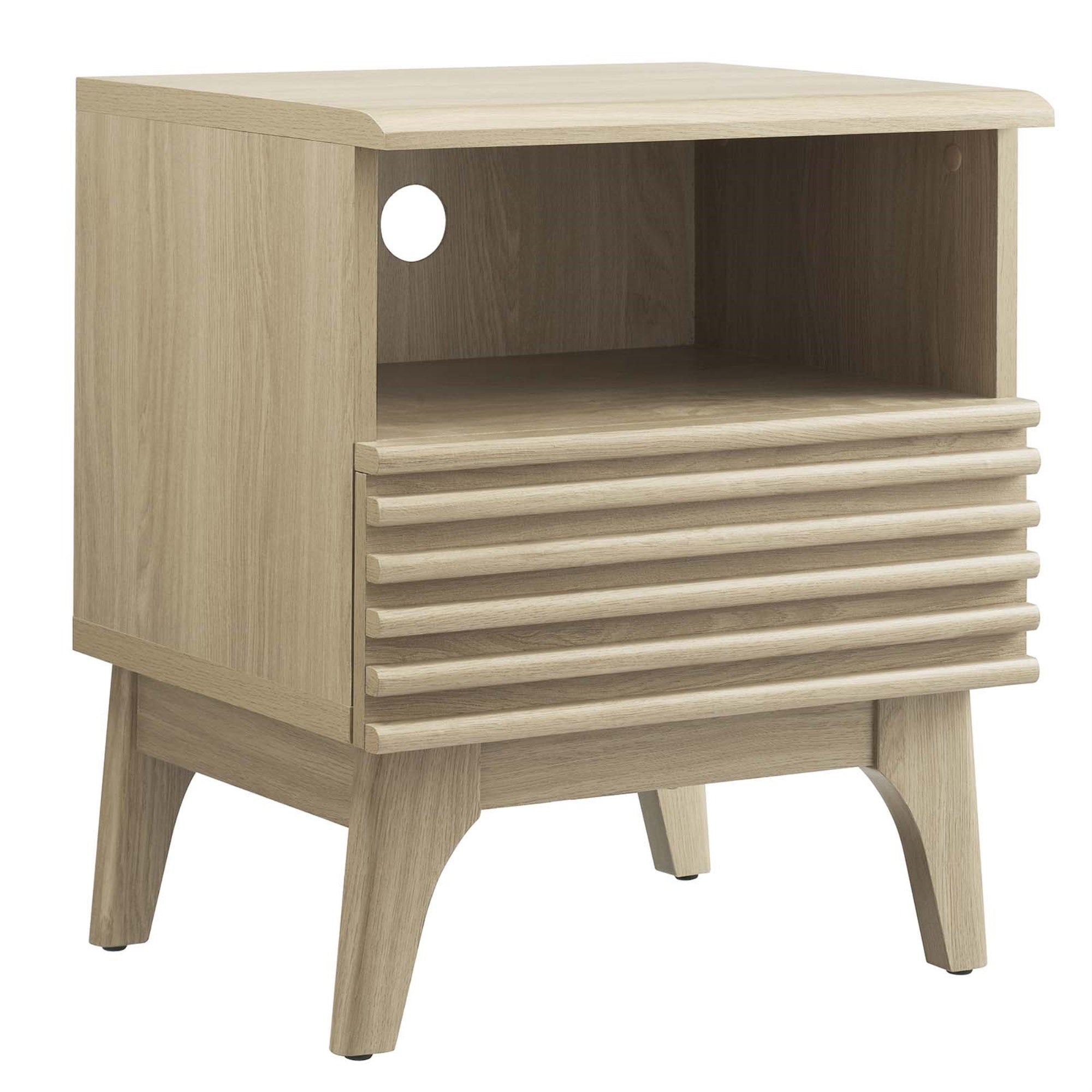 Mid-Century Modern Render Nightstand: Stylish, Versatile, And Functional