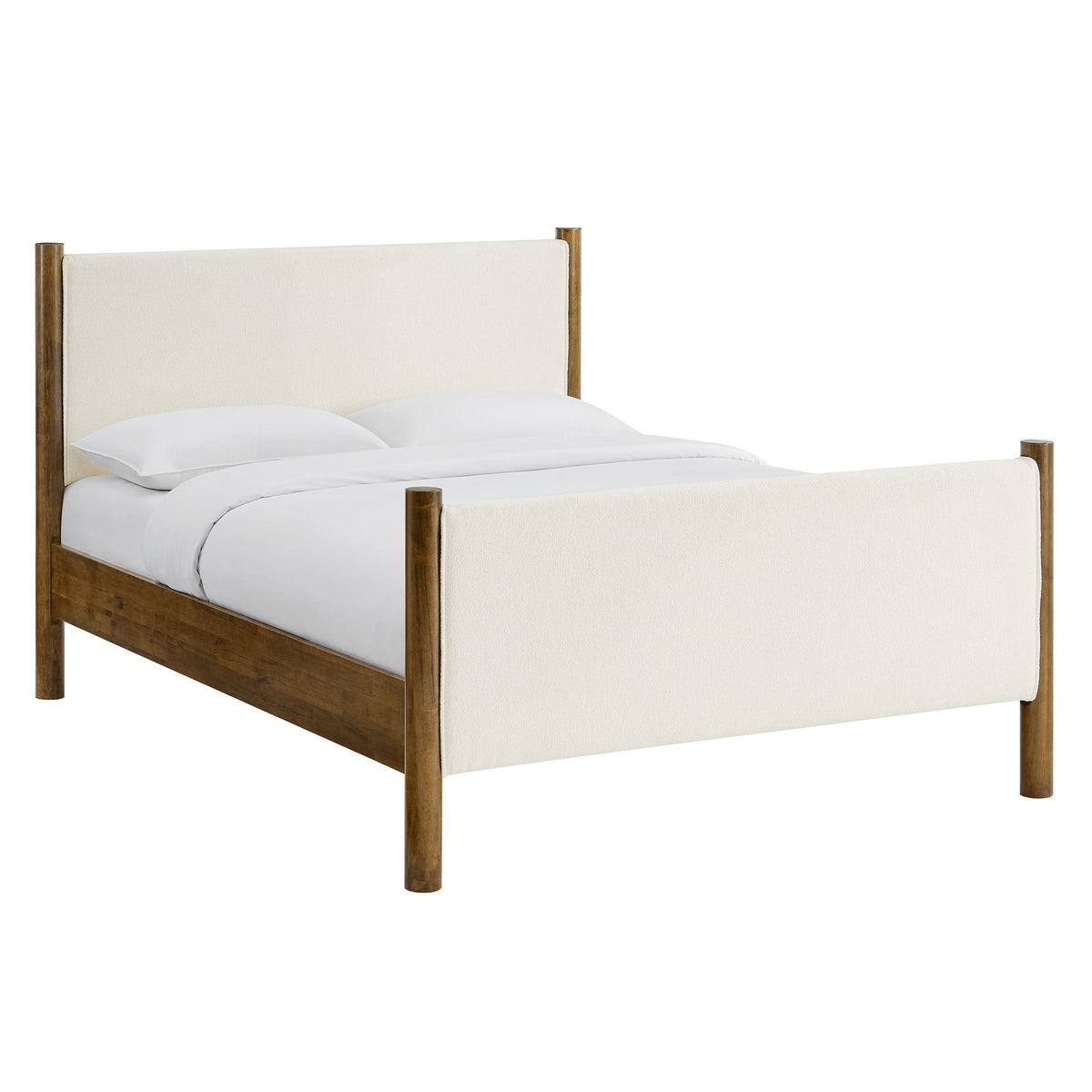 Maven Queen Size Boucle Upholstered Platform Bed By Modway