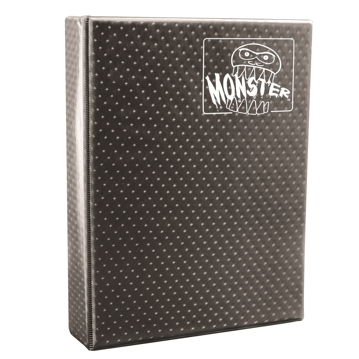 Monster Protectors Mega Gray Holofoil 9 Pocket Xl Binder With Hard Cover - Holds 720 Collectible Trading Cards - Compatible With Pokmon, Yugioh, Mtg And Other Tcgs - Keeps Your Cards Safe And Secure