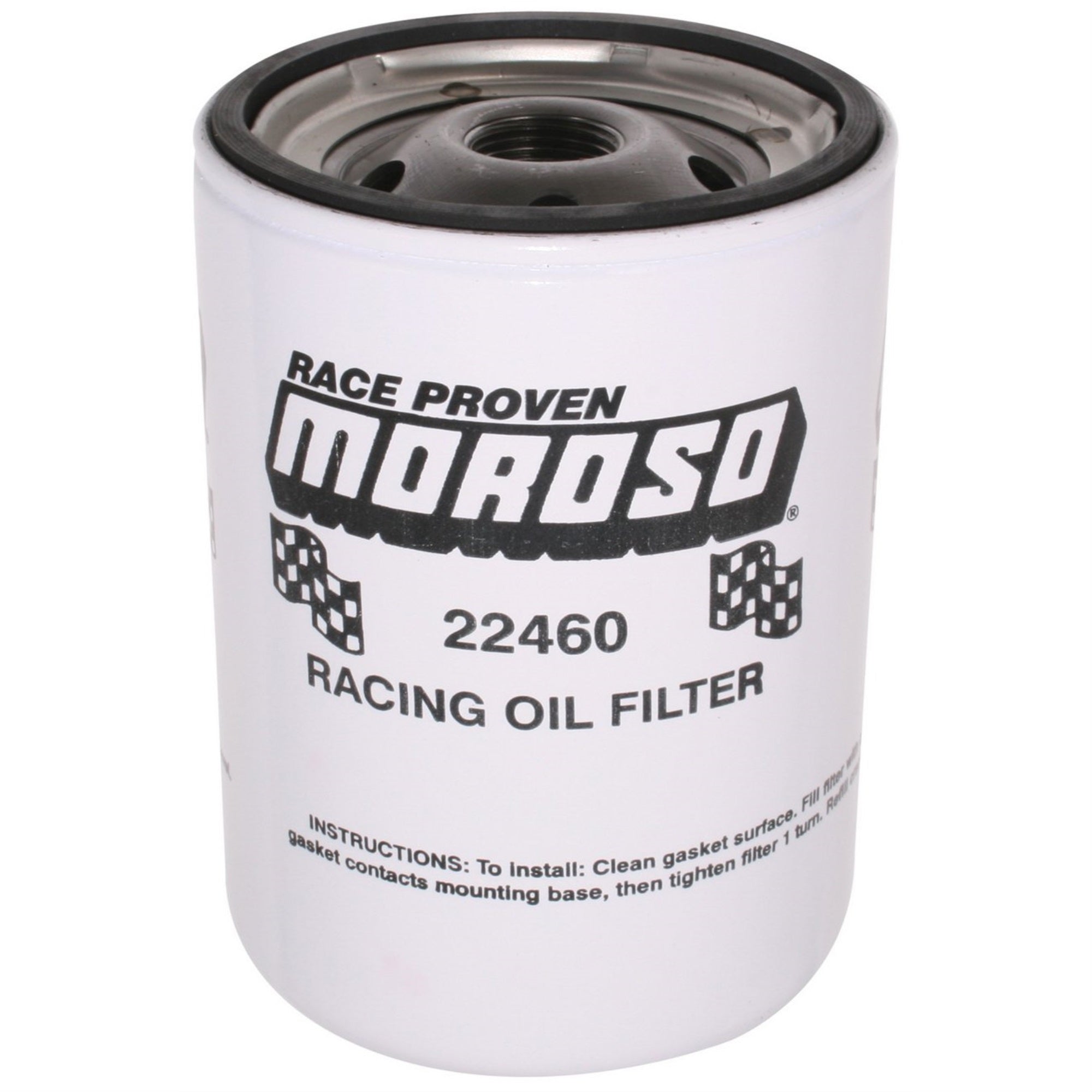 Moroso 22460 Racing Oil Filter, Long Chevy W/ 13/16-16 Thread, Ph13 Tg13 Hp4 51061 Pf35 6438384 6437946 6435679 Hp-3002 Lf24 Lf224