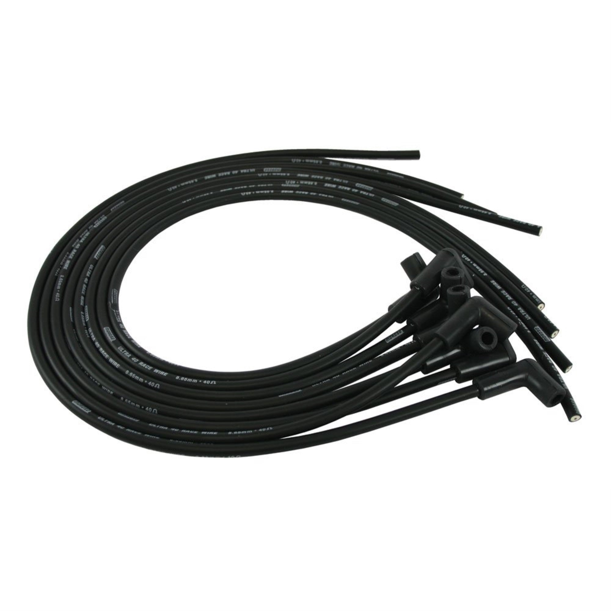 Moroso 73709 Ultra 40 Plug Wire Set-Black