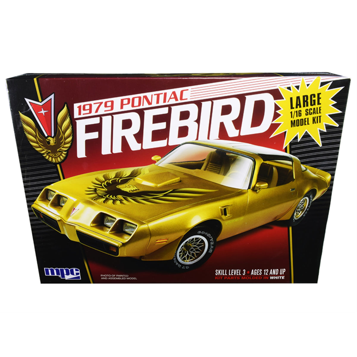 Skill 3 Model Kit 1979 Pontiac Firebird 1/16 Scale Model By Mpc