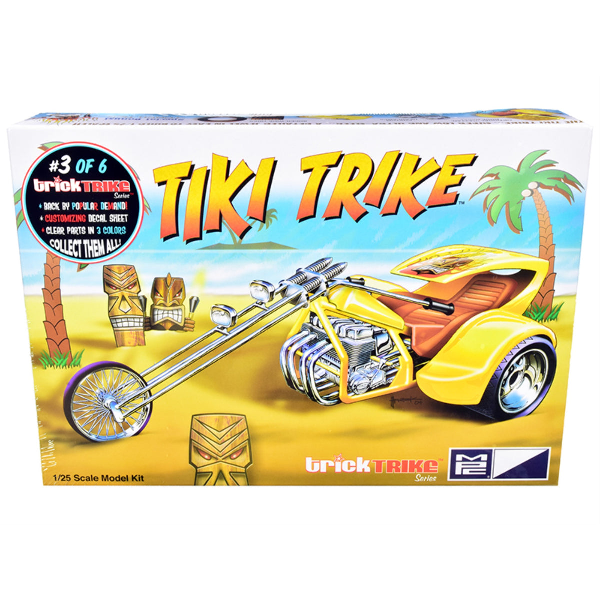 Skill 2 Model Kit Tiki Trike 'Trick Trikes' Series 1/25 Scale Model By Mpc