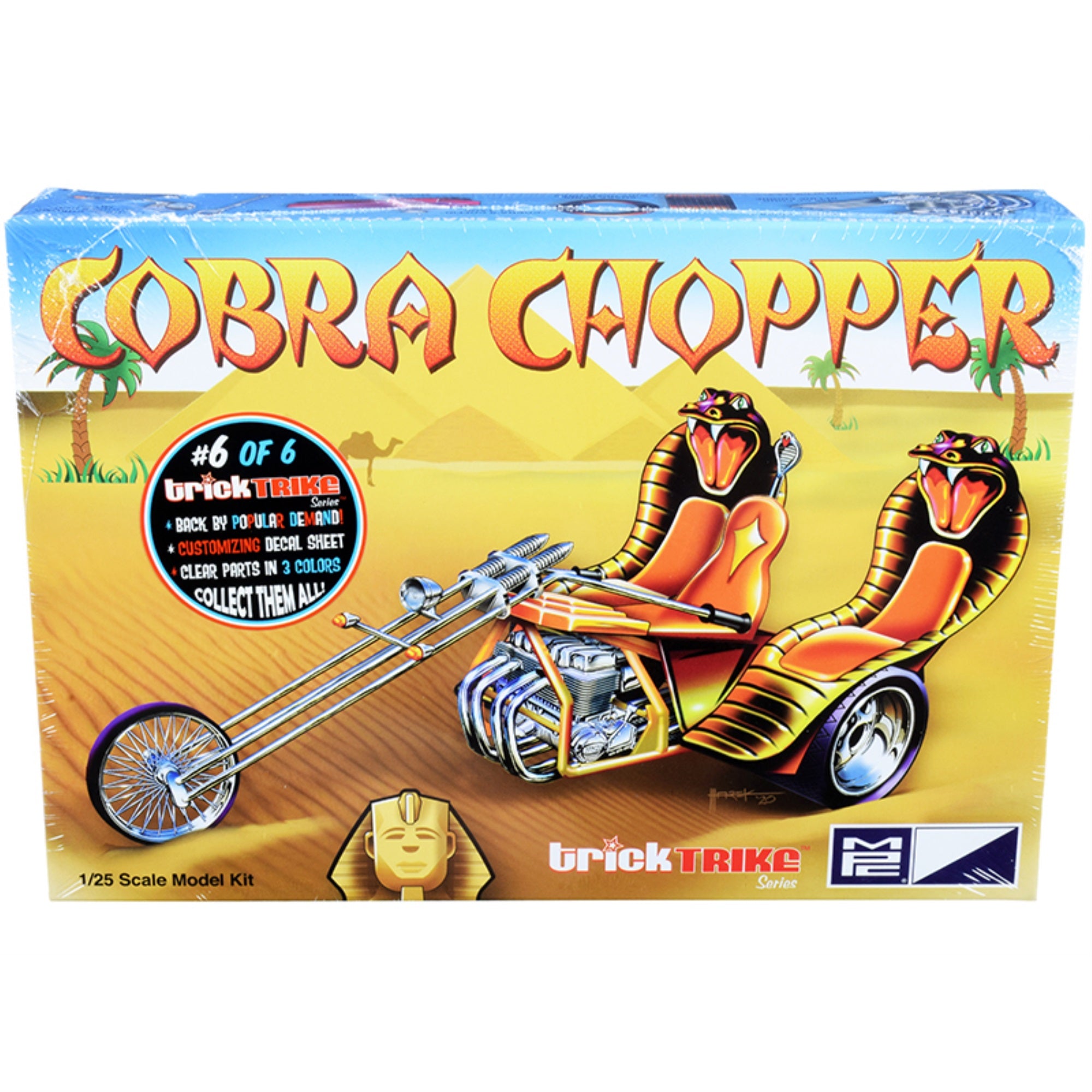 Skill 2 Model Kit Cobra Chopper 'Trick Trikes' Series 1/25 Scale Model By Mpc