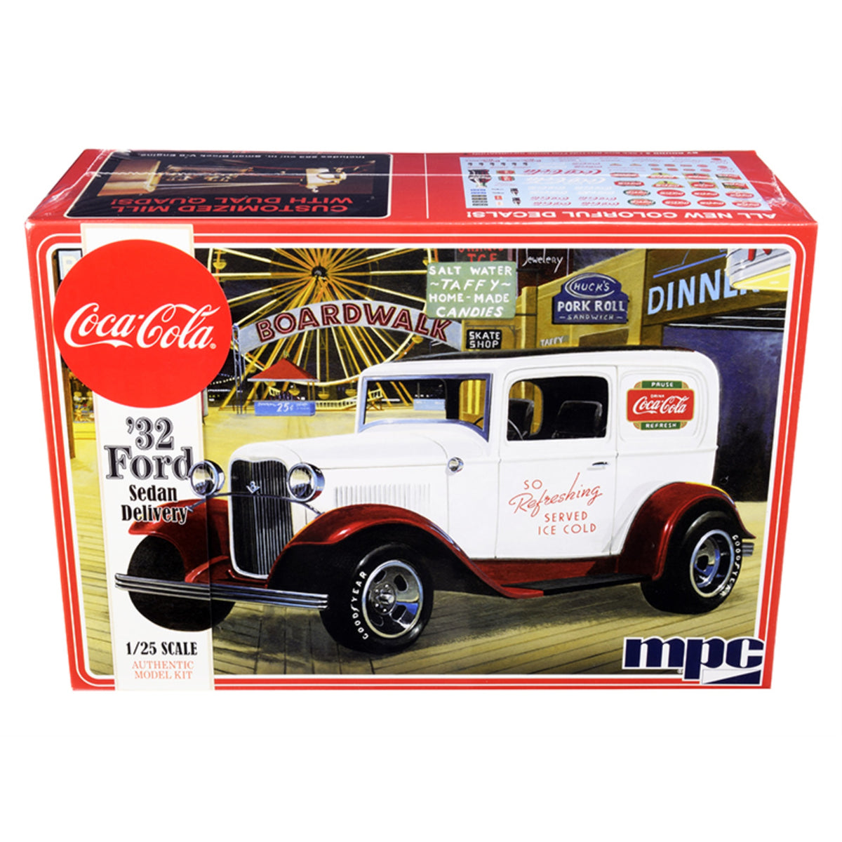 Skill 3 Model Kit 1932 Ford Sedan Delivery 'Coca-Cola' 1/25 Scale Model By Mpc