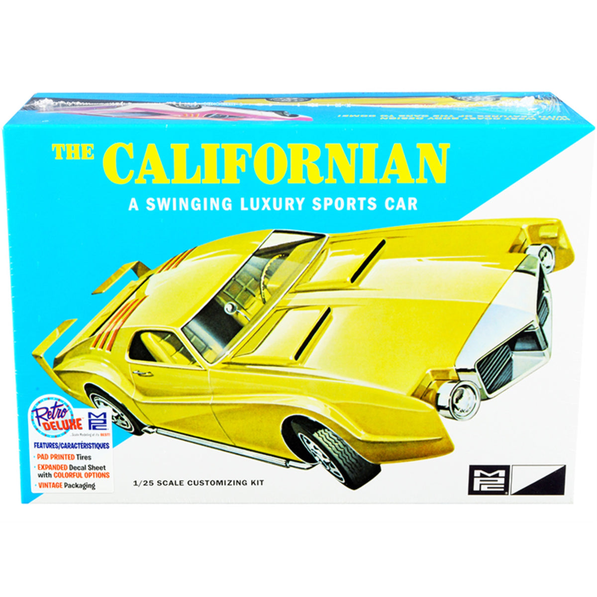 Skill 2 Model Kit 1968 Oldsmobile Toronado Custom 'The Californian' 1/25 Scale Model By Mpc