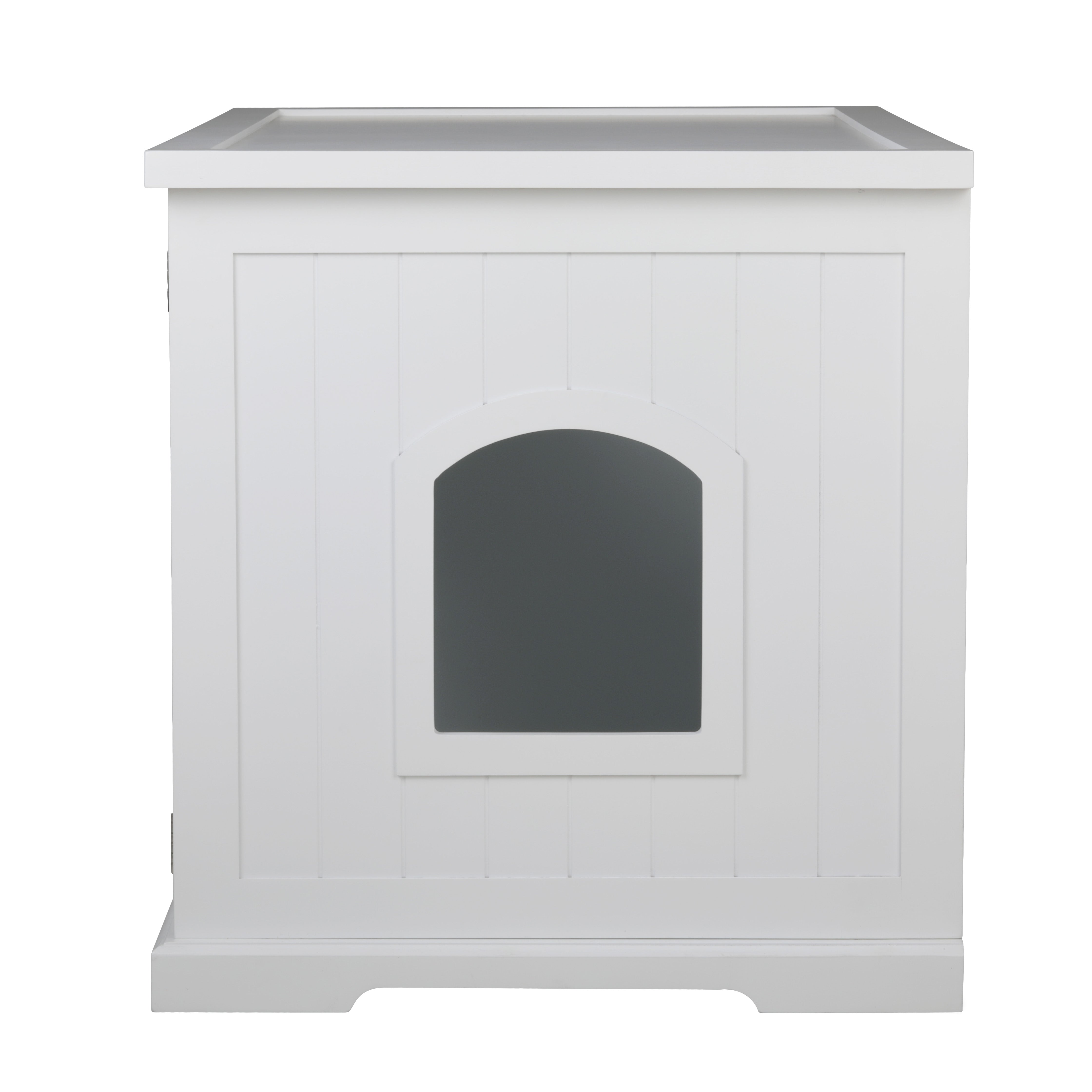 Cat Washroom Bench White