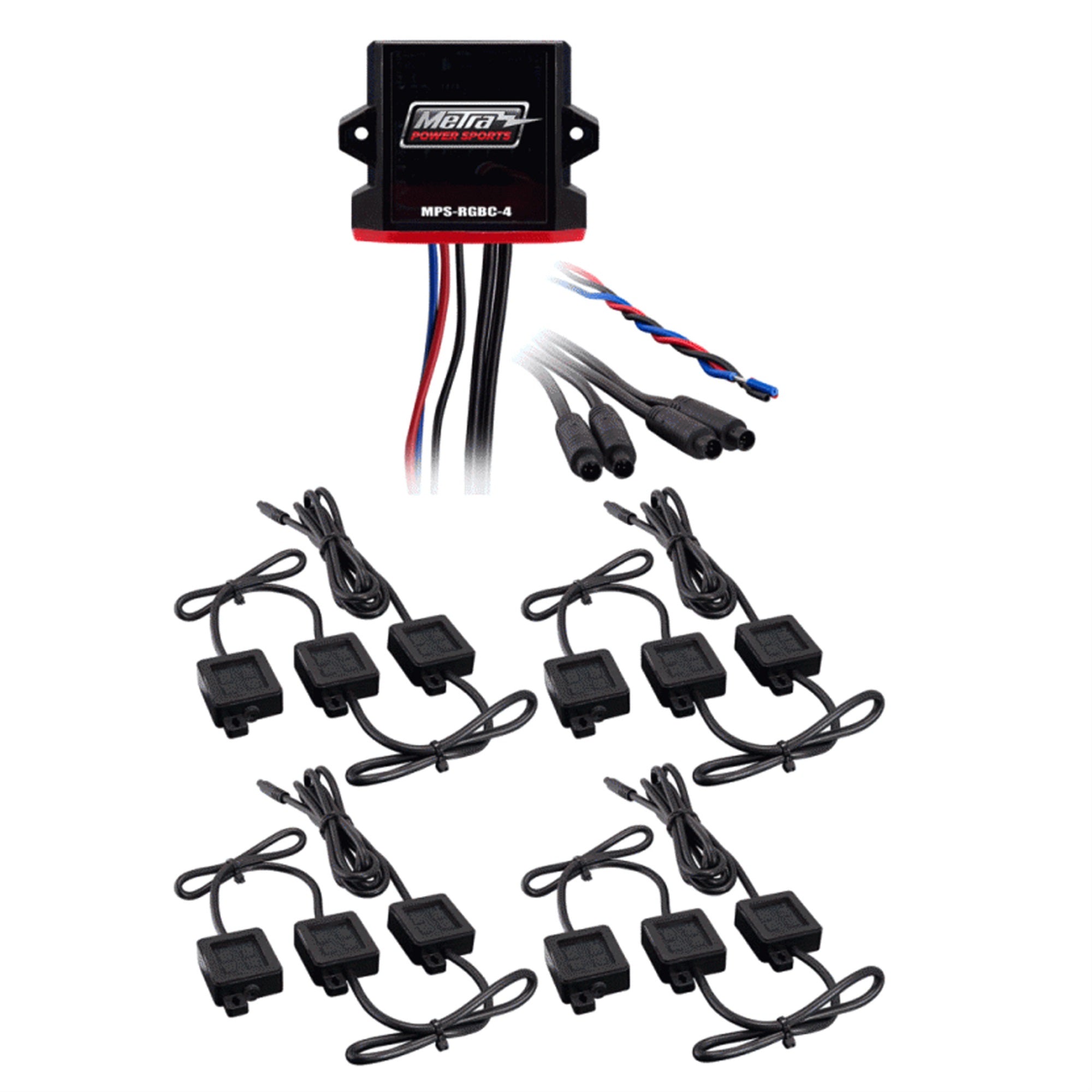 Rgb Pod Led String Kit 4 Pods 1 Control
