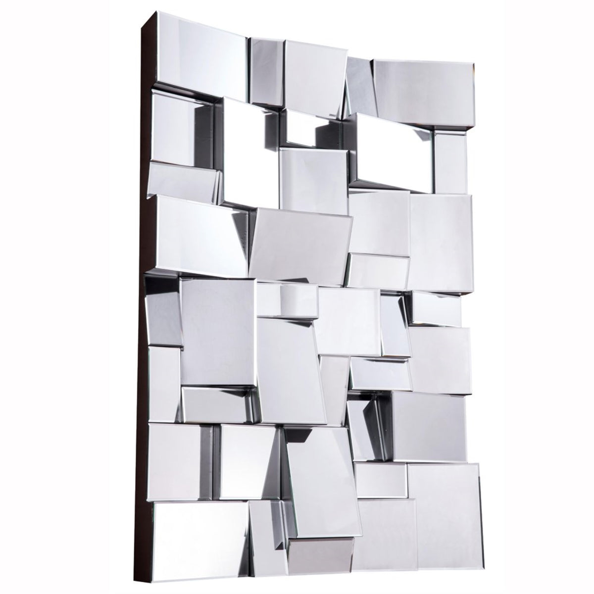 Modern 47 In. Contemporary Mirror In Clear