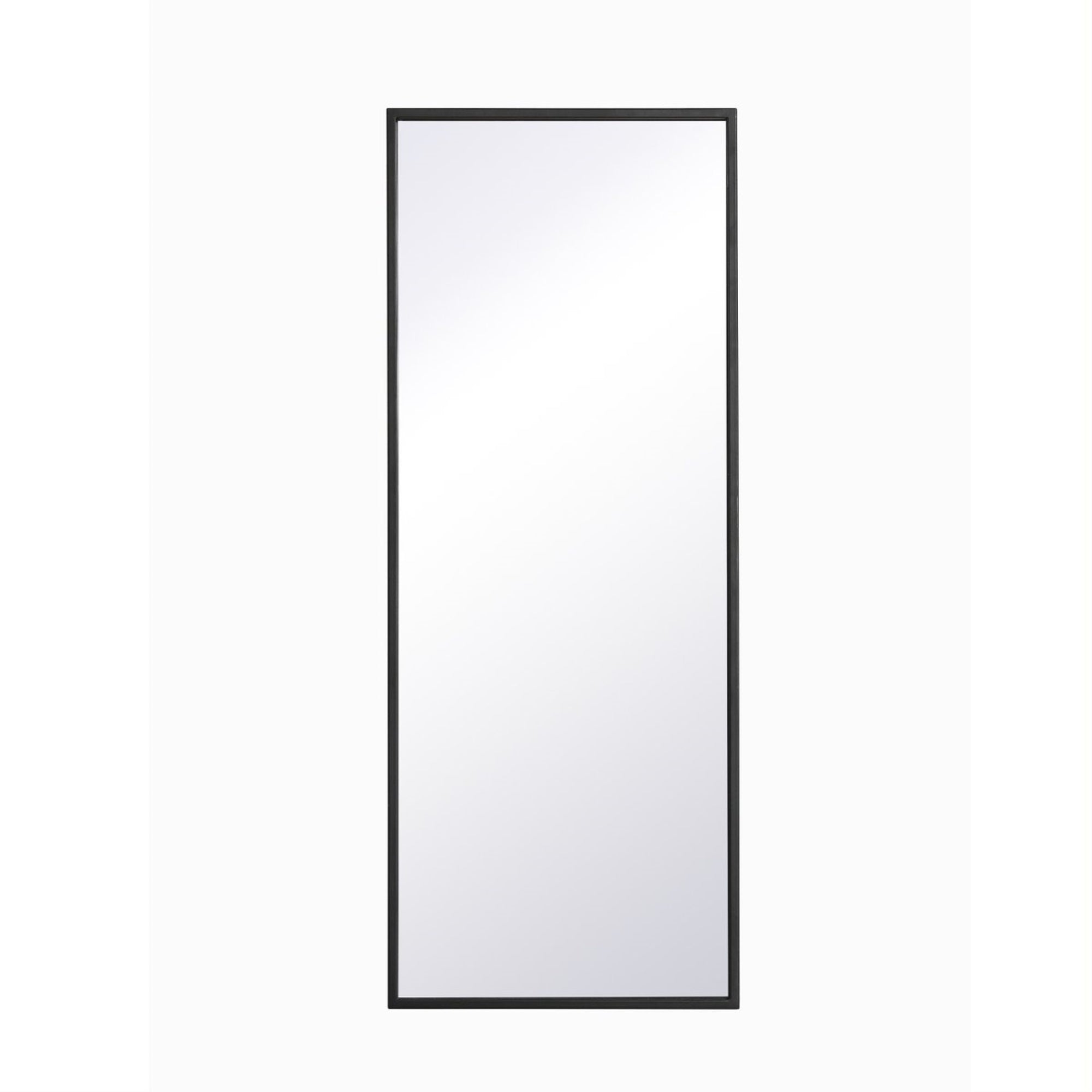Metal Frame Rectangle Mirror 14 Inch In Black