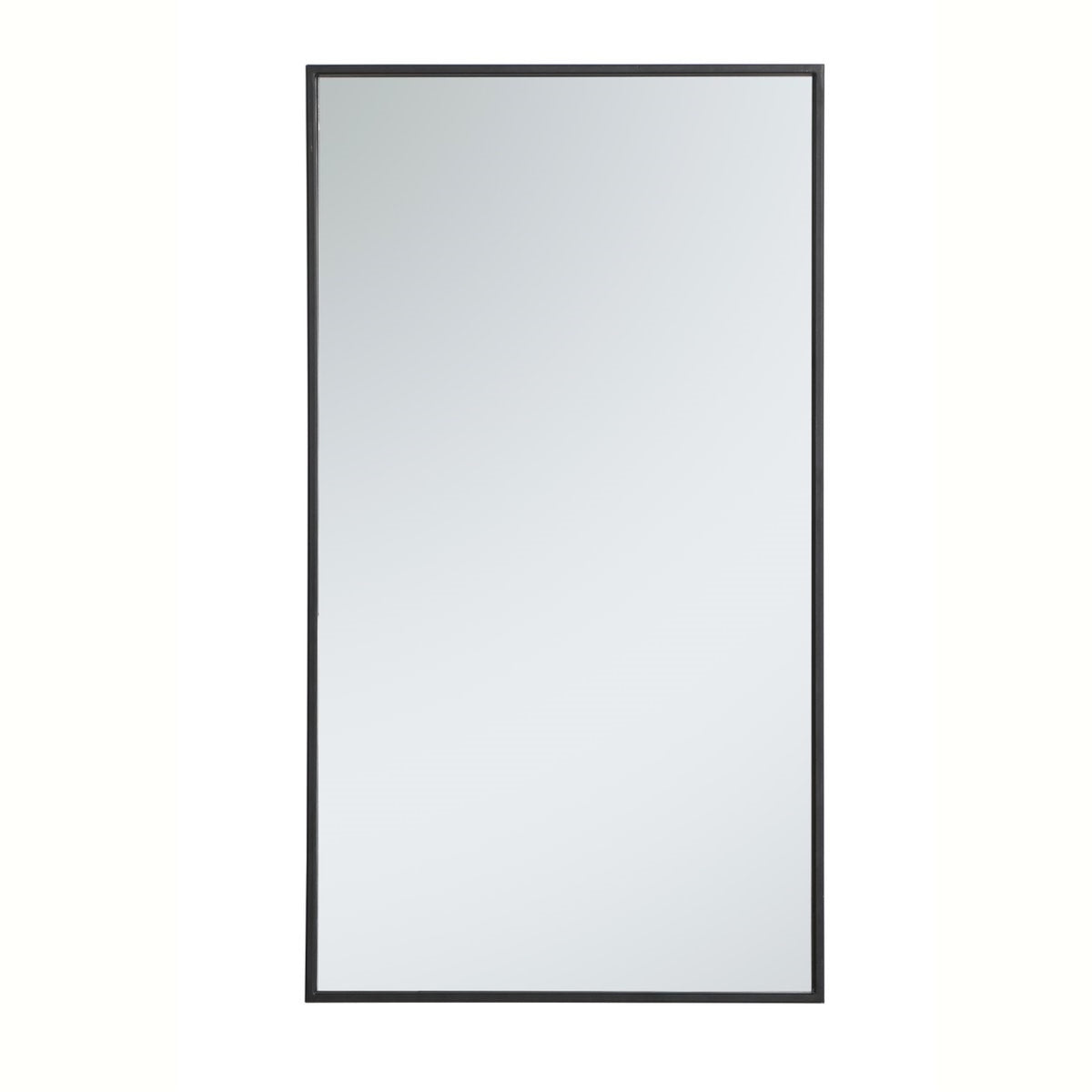 Metal Frame Rectangle Mirror 20 Inch In Black