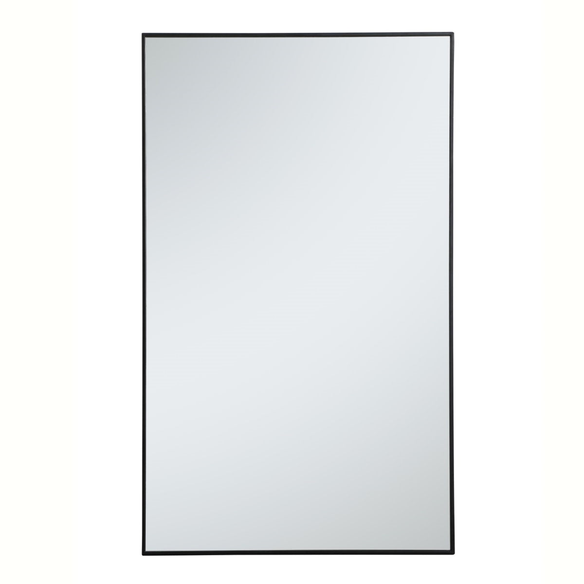 Metal Frame Rectangle Mirror 36 Inch In Black