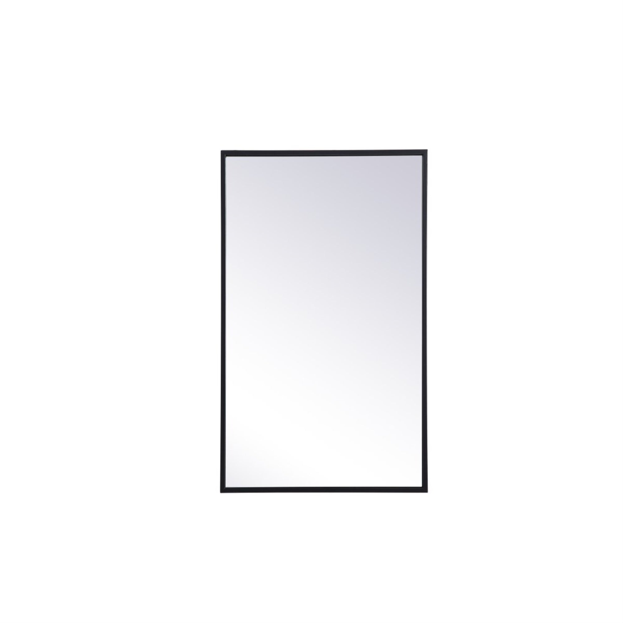 Metal Mirror Medicine Cabinet 17 Inch X 28 Inch In Black