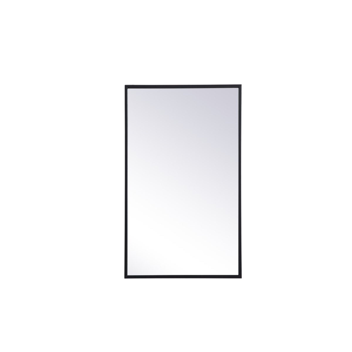 Metal Mirror Medicine Cabinet 17 Inch X 28 Inch In Black