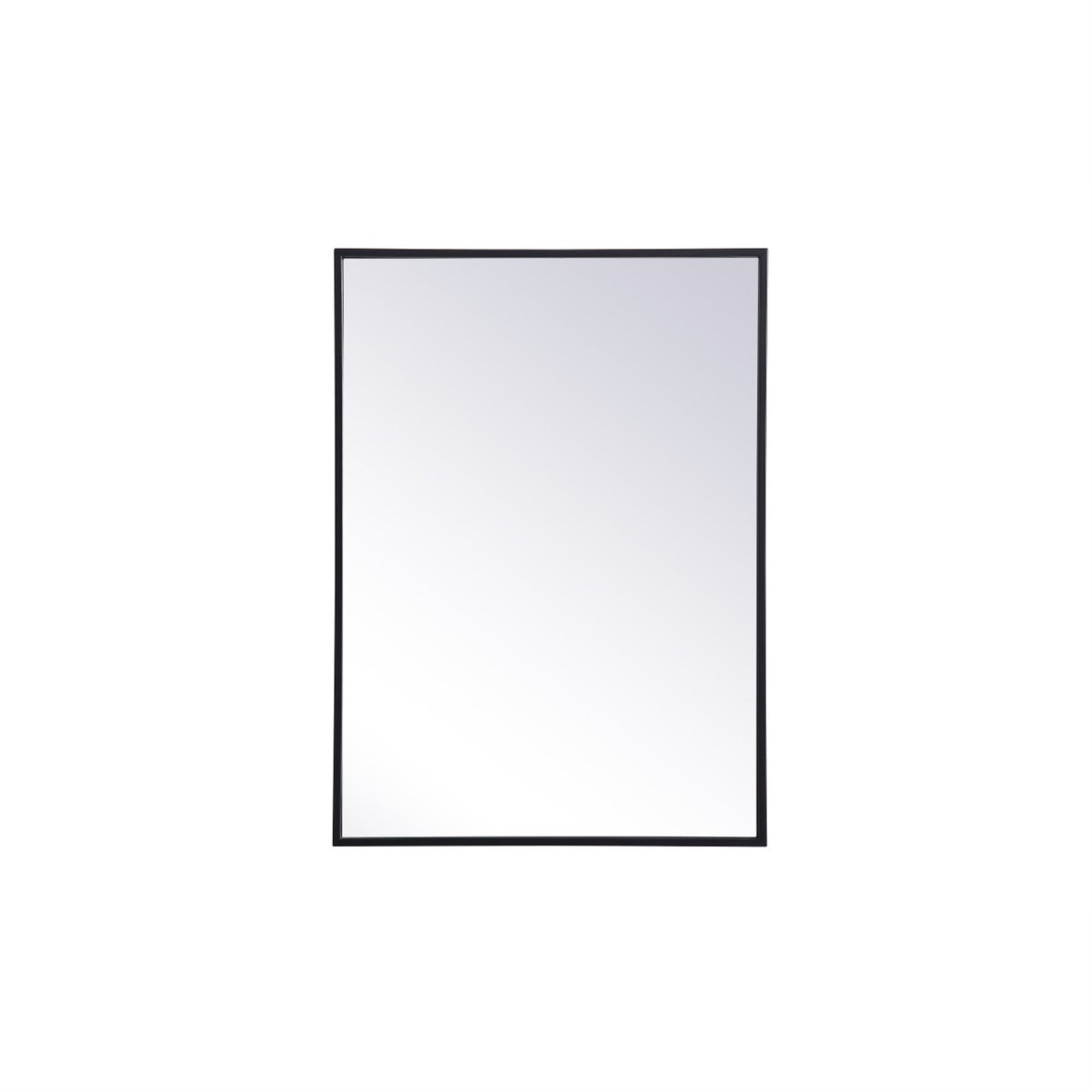 Metal Mirror Medicine Cabinet 20 Inch X 28 Inch In Black