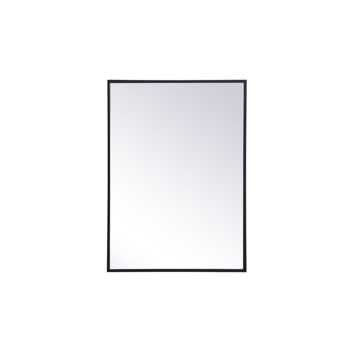 Metal Mirror Medicine Cabinet 20 Inch X 28 Inch In Black