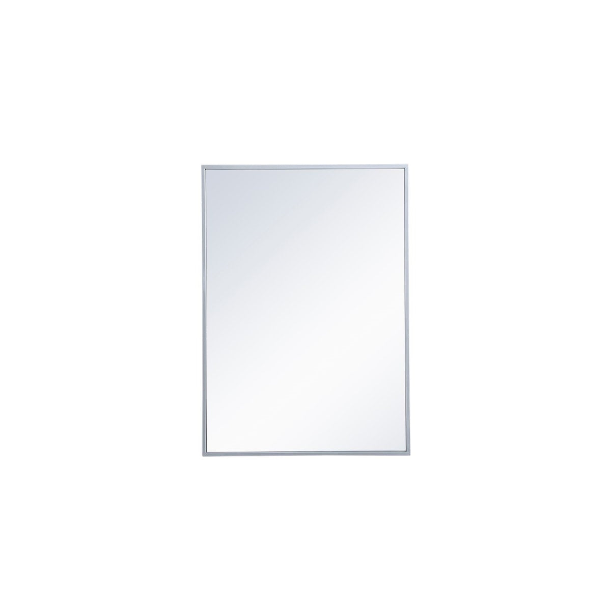 Metal Mirror Medicine Cabinet 20 Inch X 28 Inch In Silver