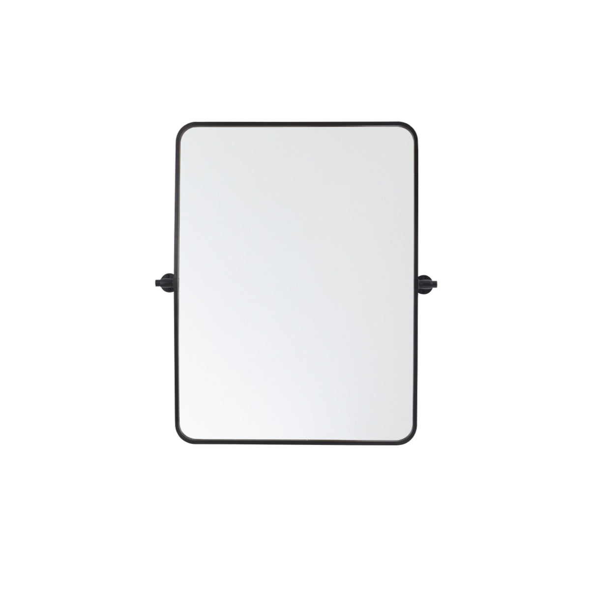 Soft Corner Pivot Mirror 20X24 Inch In Silver