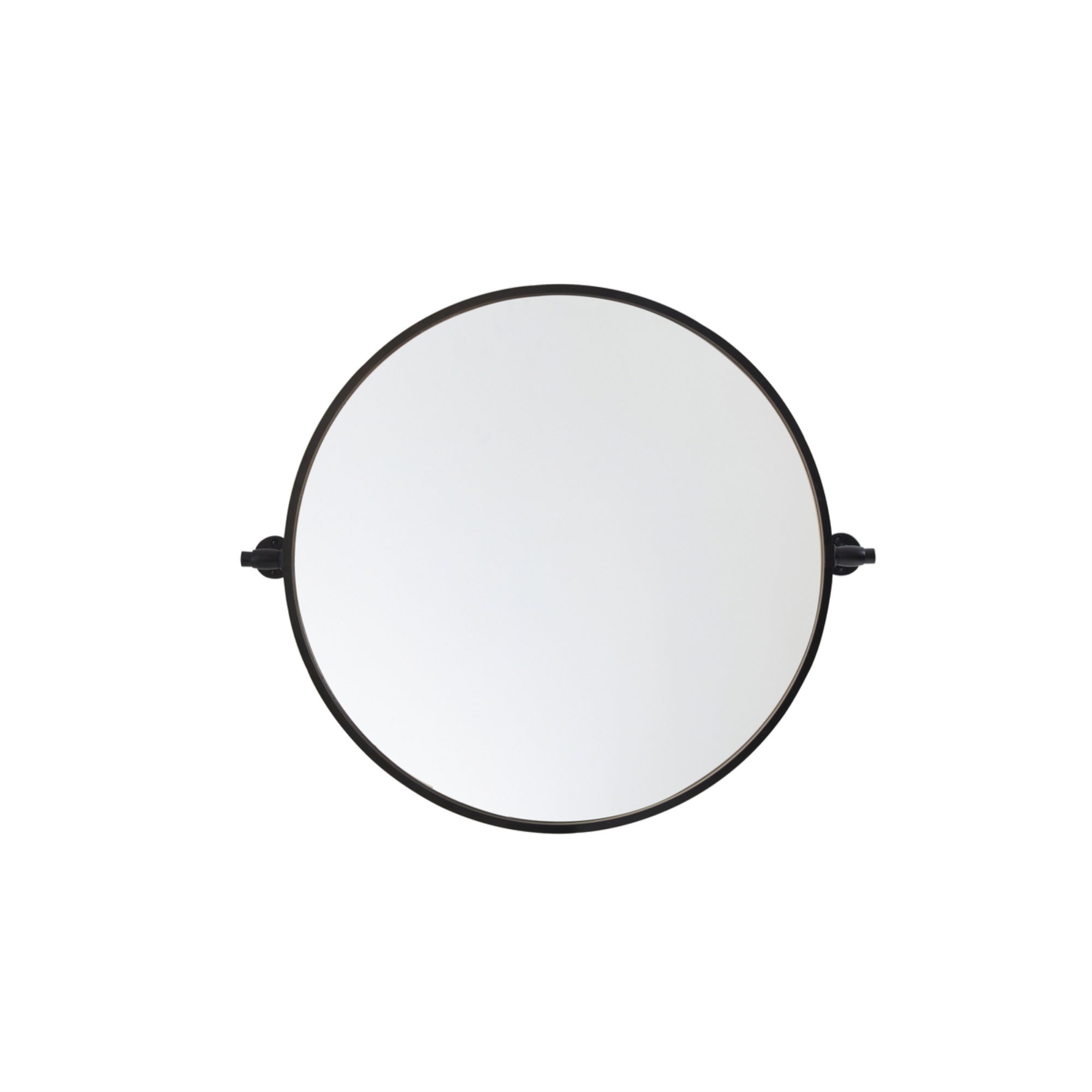 Soft Corner Pivot Mirror 24X32 Inch In Silver