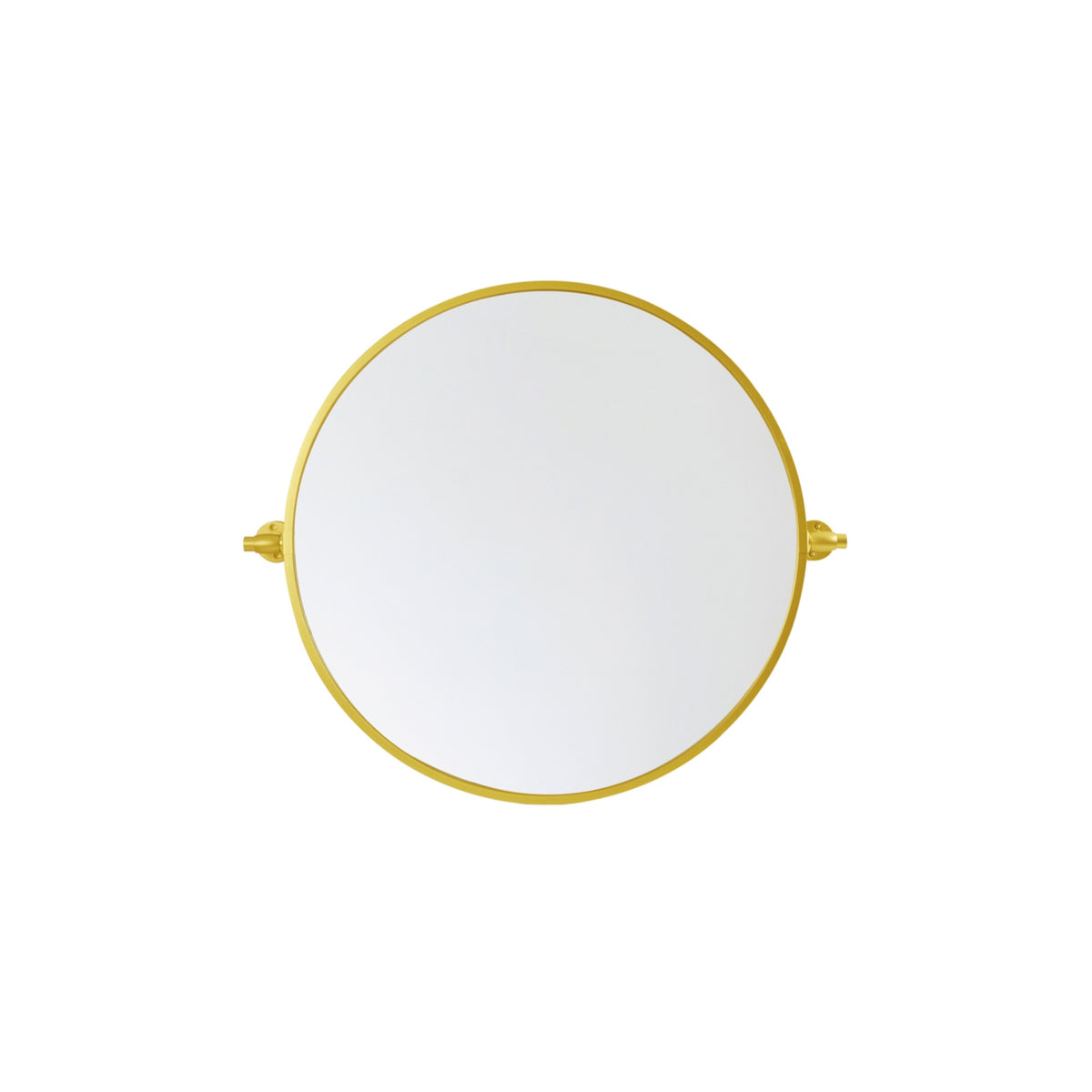 Round Pivot Mirror 24 Inch In Black