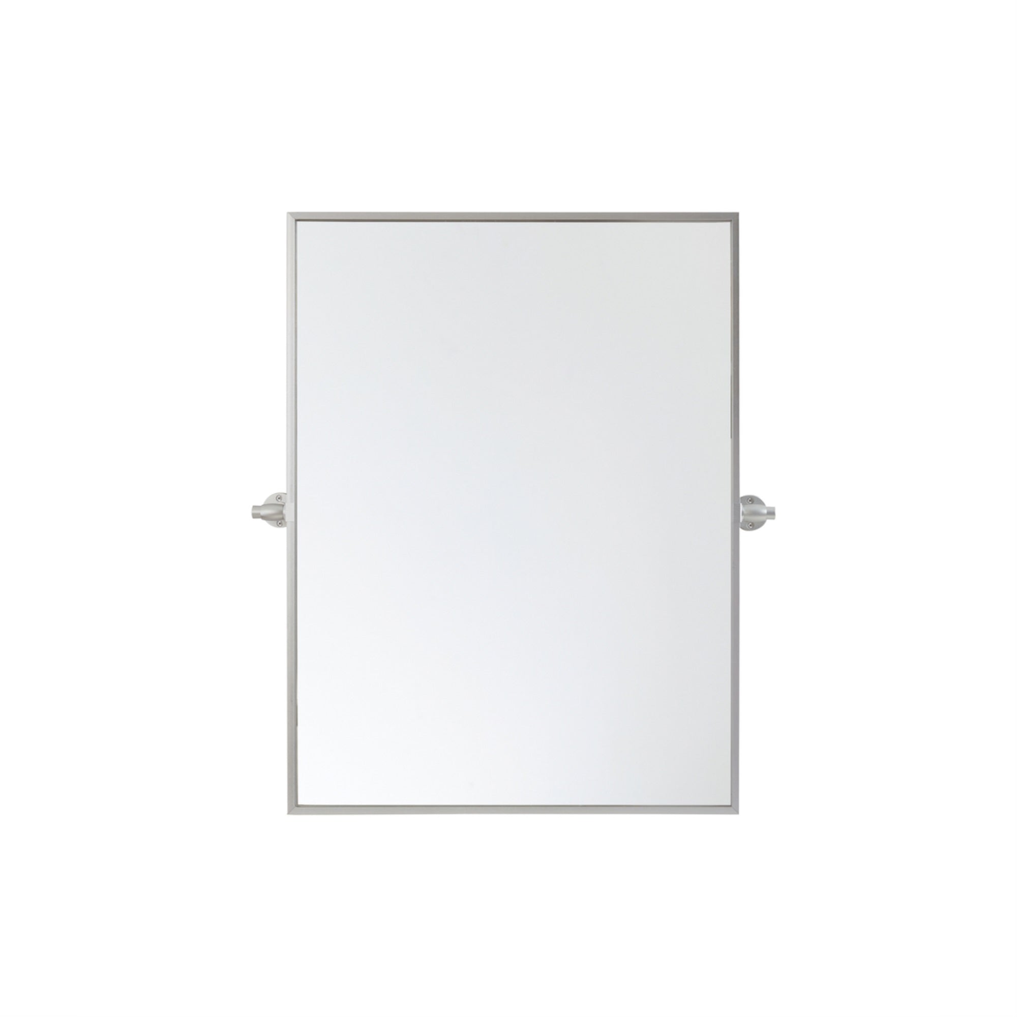 Rectangle Pivot Mirror 24X32 Inch In Silver