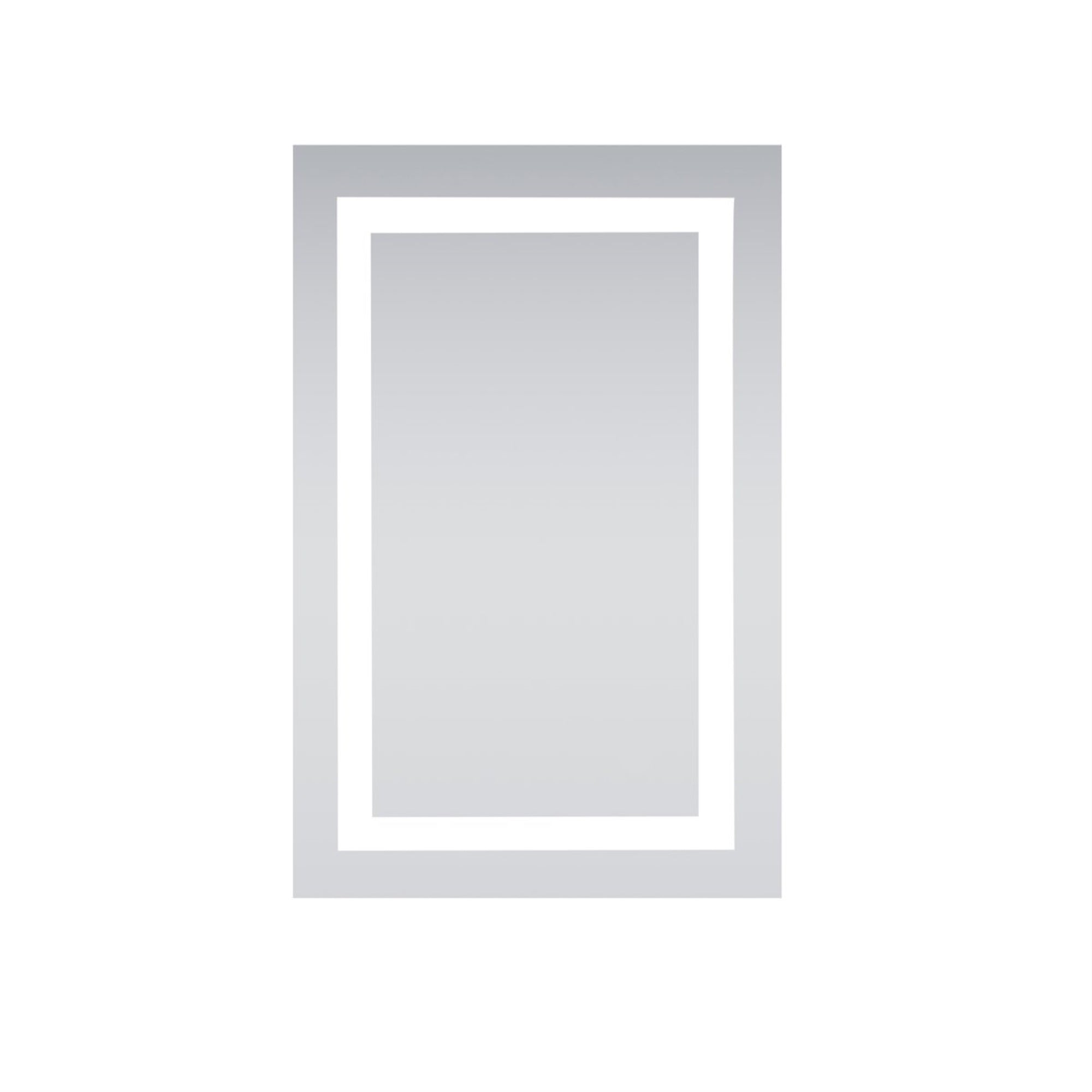 Led Hardwired Mirror Rectangle W20H30 Dimmable 5000K