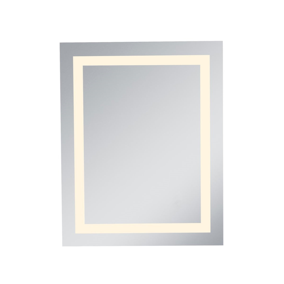 Led Hardwired Mirror Rectangle W24H30 Dimmable 3000K