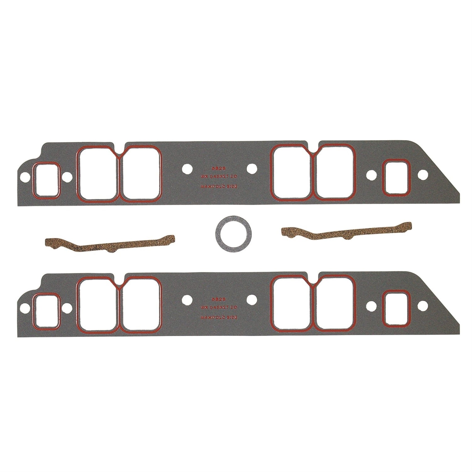Mr. Gasket 5828 Rectangular Ultra-Seal Intake Manifold Gasket Set , Grey