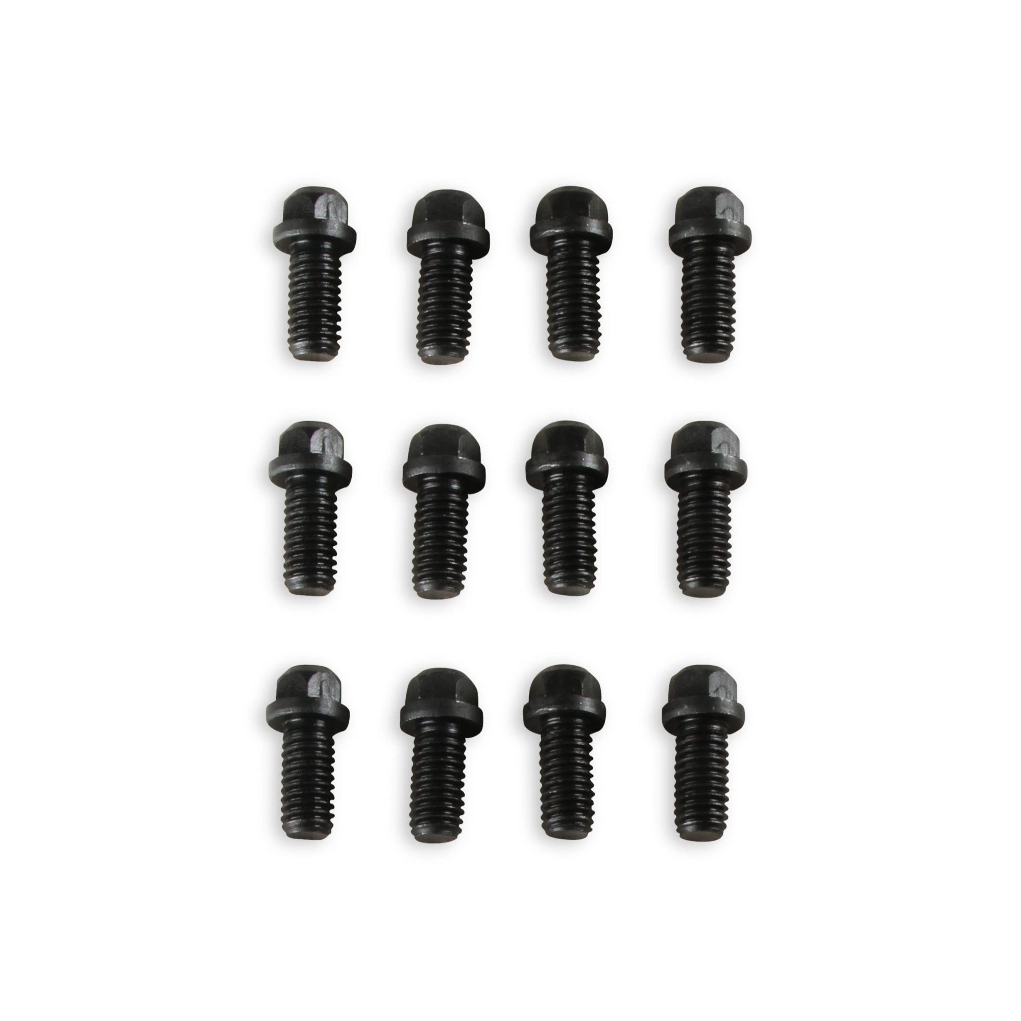 Mr. Gasket Header Bolts,3/8-16X3/4, Black