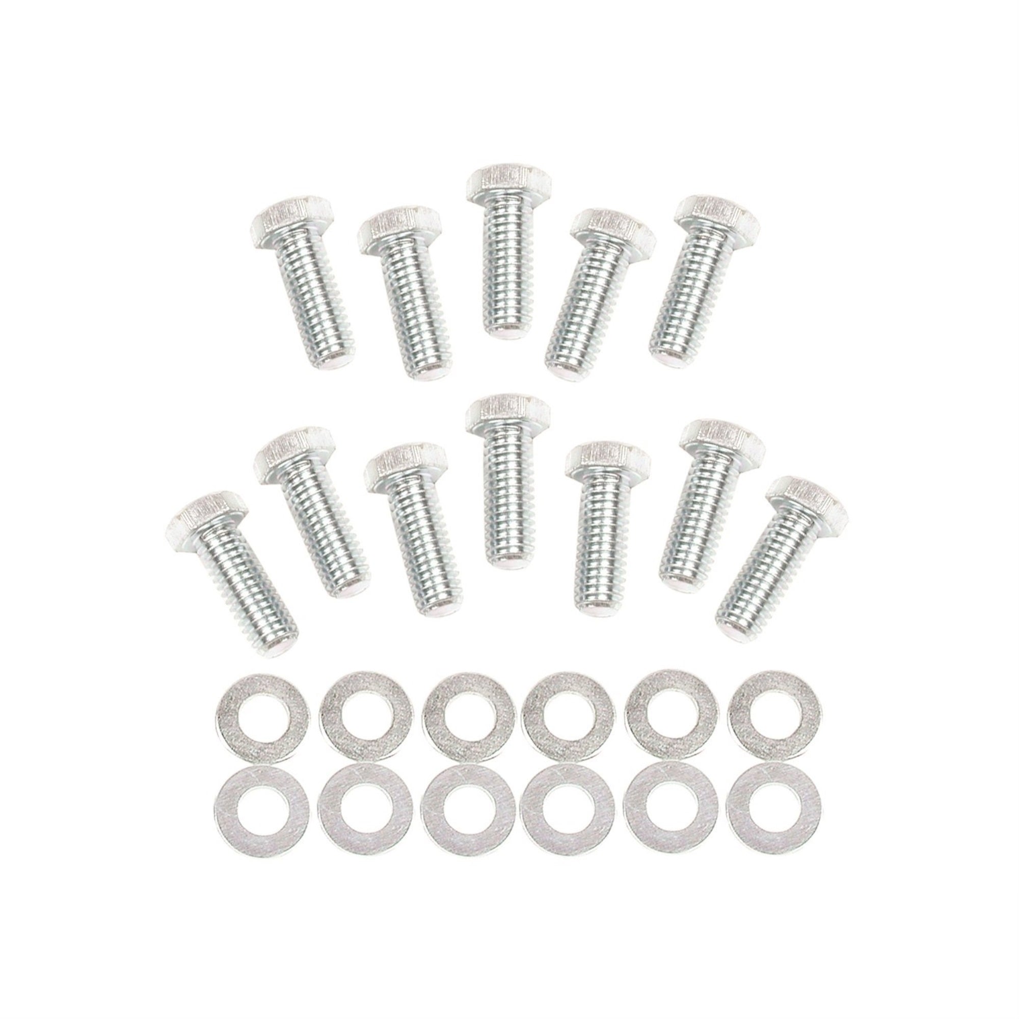 Mr. Gasket Int Bolts Sb Chev Hex Head, Silver