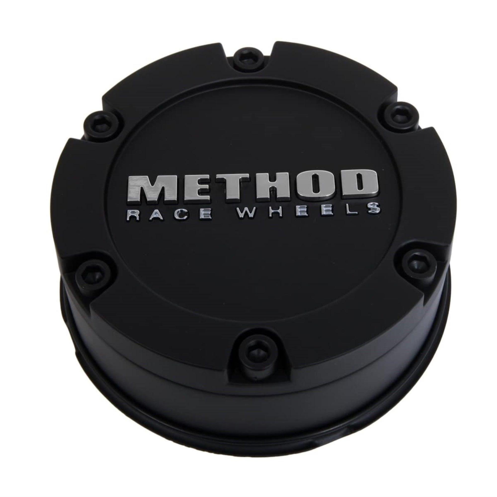 Method Race Wheels Push Through, Flush Center Cap - 5 On 5, 6 On 5.5 (Black) - Cp-Cwhb108