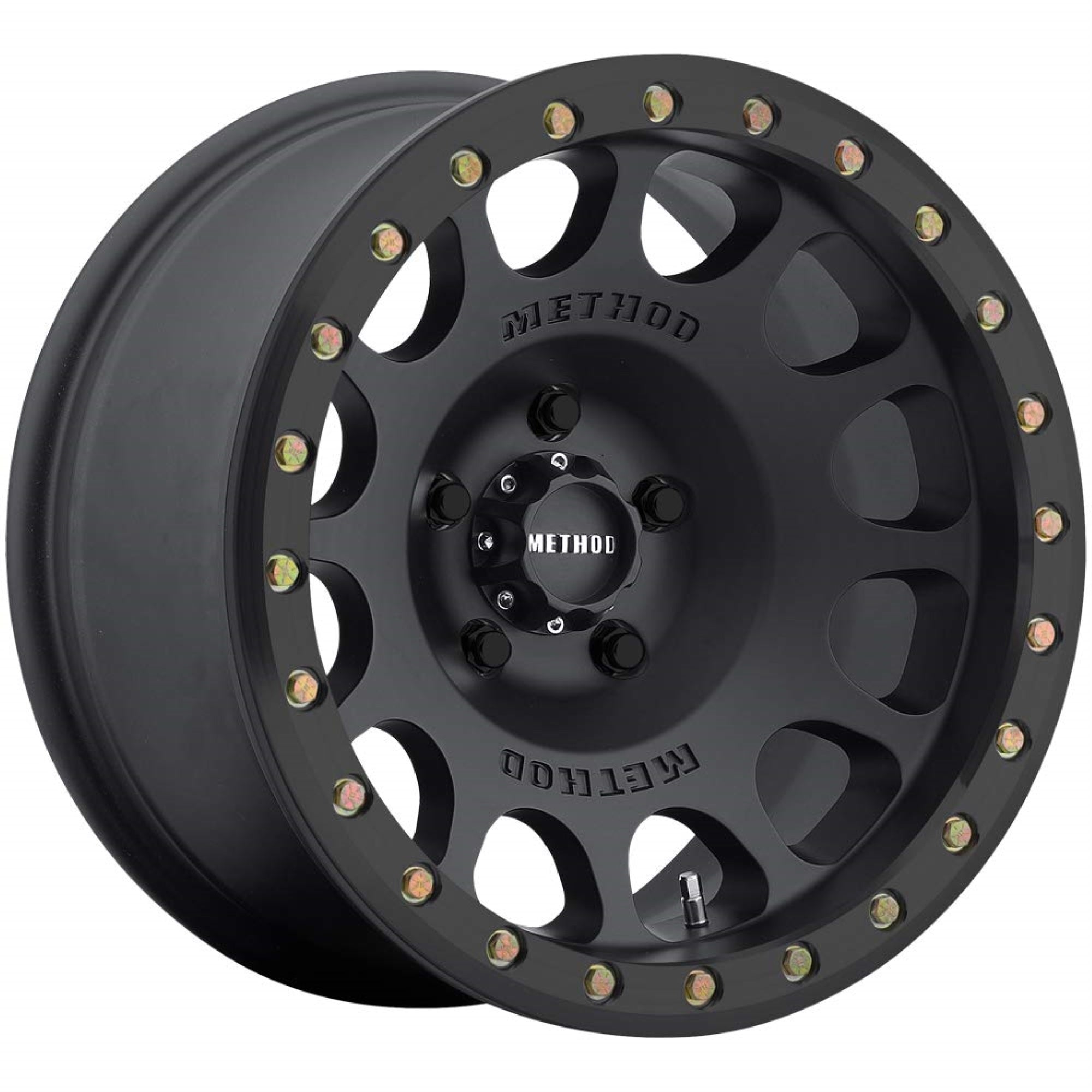 Method Race Wheels 105 Beadlock Matte Black 17X8.5' 8X6.5', 0Mm Offset 4.75' Backspace, Mr10578580500B