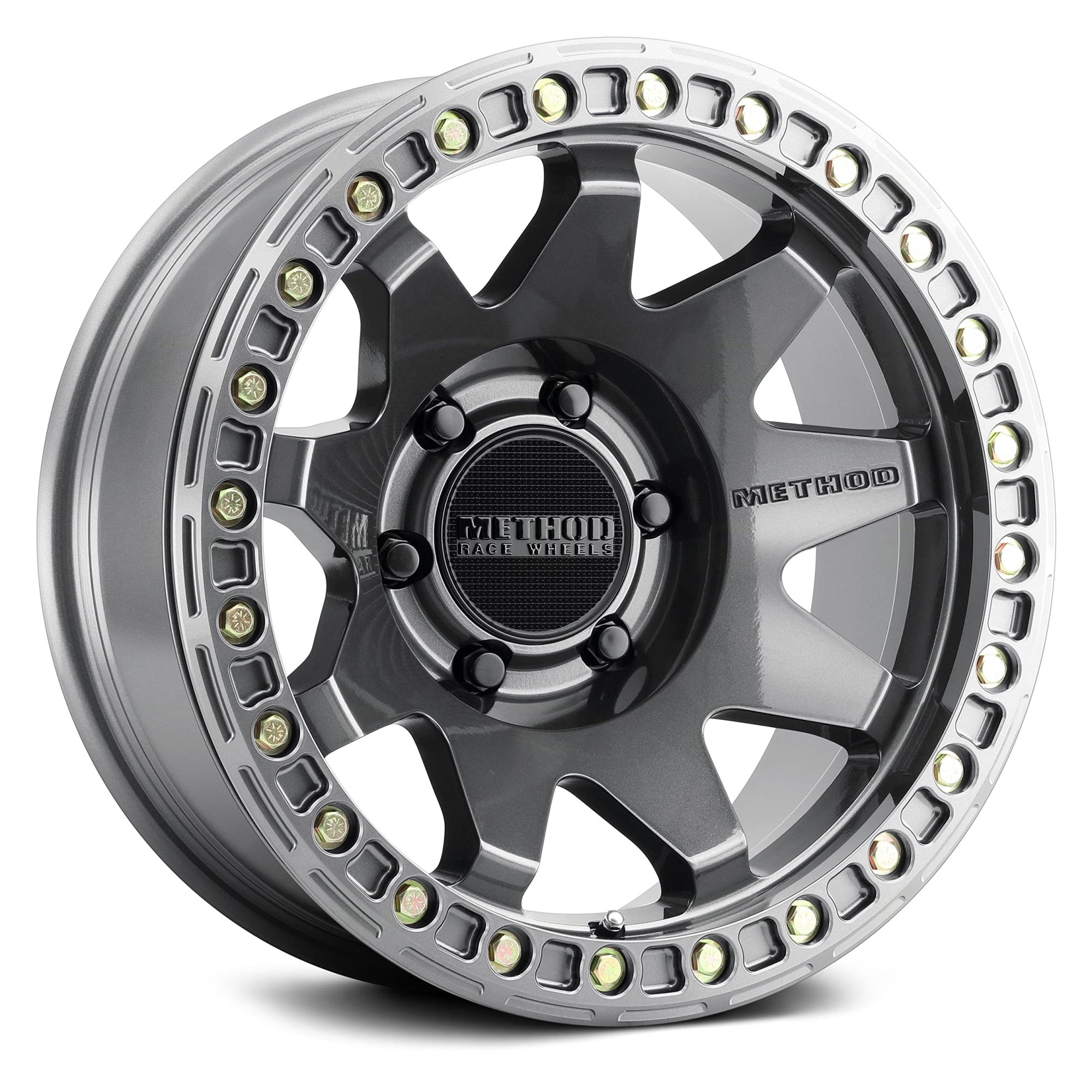 Method Race Wheels 108 Titanium Wheel With Gloss (17 X 9. Inches /5 X 5 Mm, -44 Mm Offset)