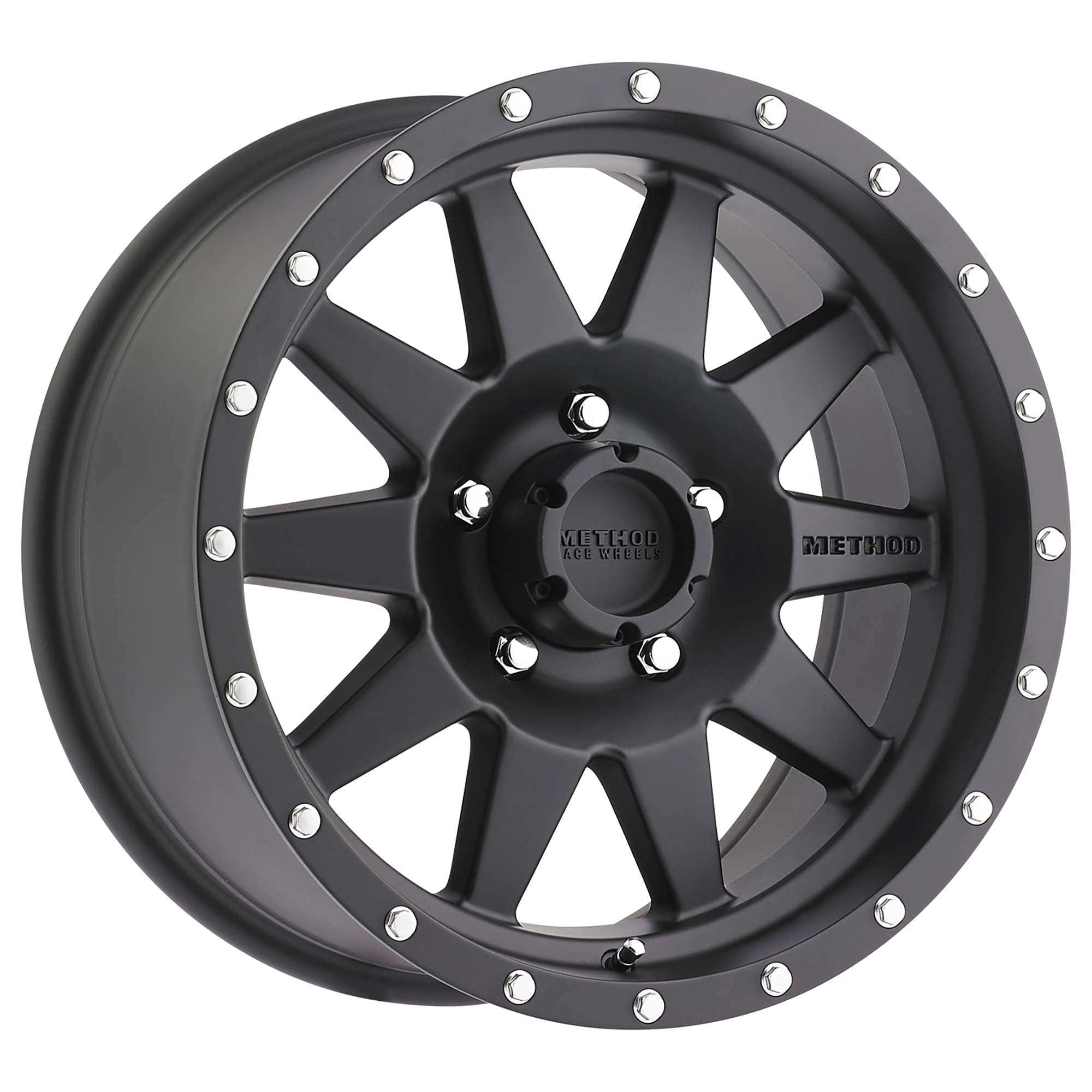 Method Race Wheels 301 The Standard Matte Black 15X7' 5X4.5', 6Mm Offset 3.75' Backspace, Mr30157012506N